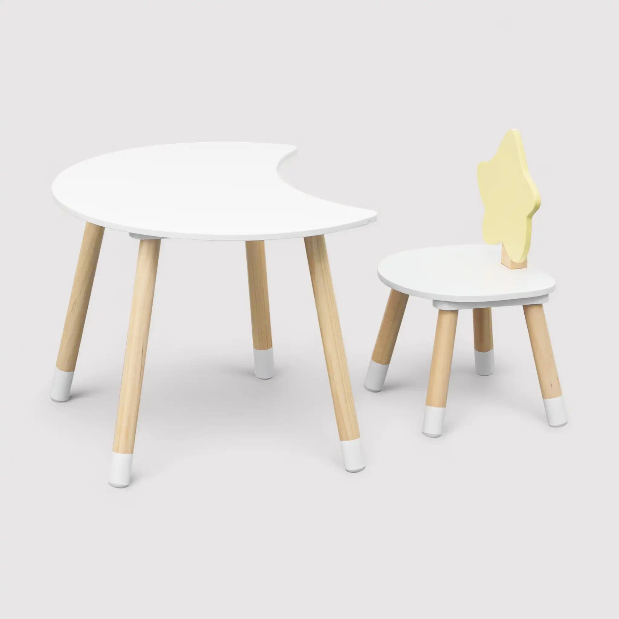 Buriti - Set tavolino e seggiola a tema spazio per cameretta