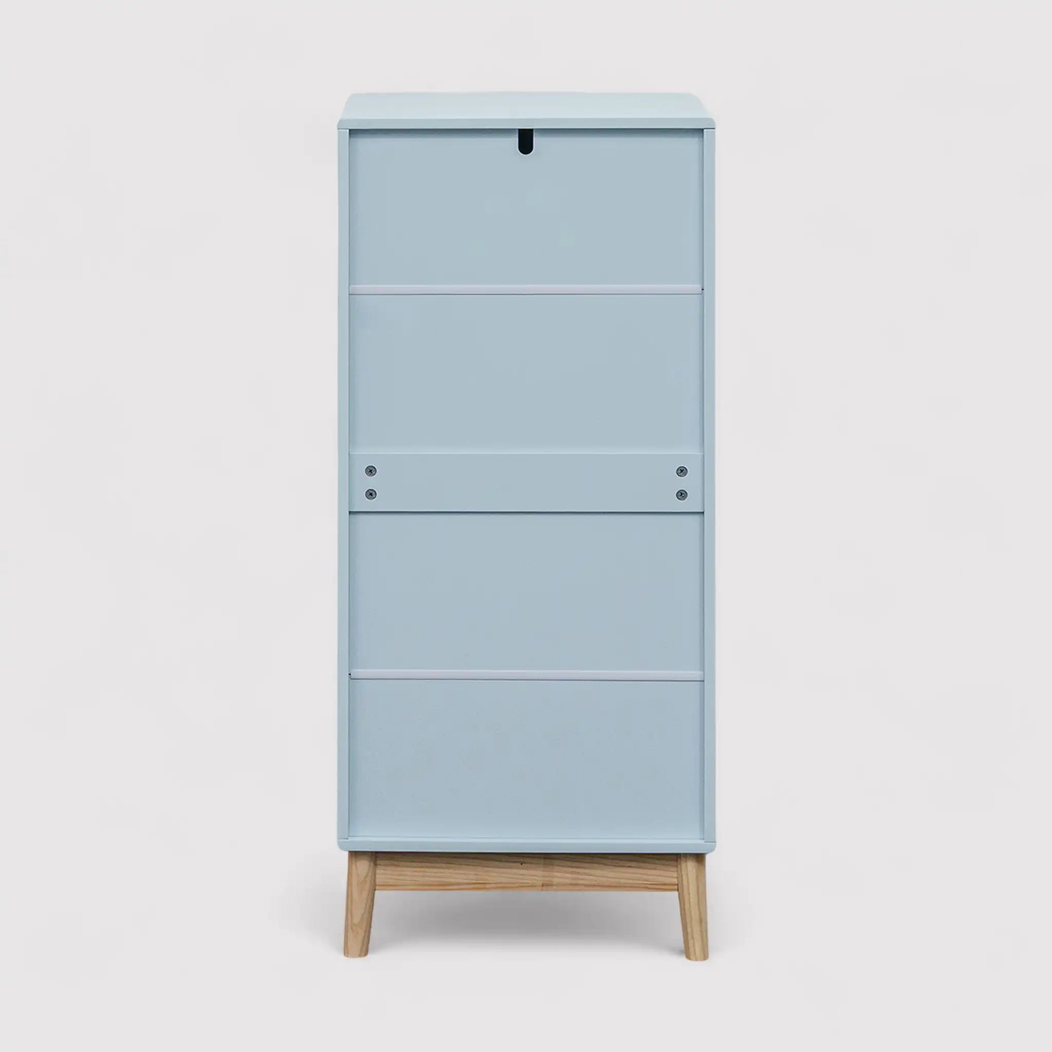 Kuro - Cassettiera per cameretta celeste con 5 cassetti