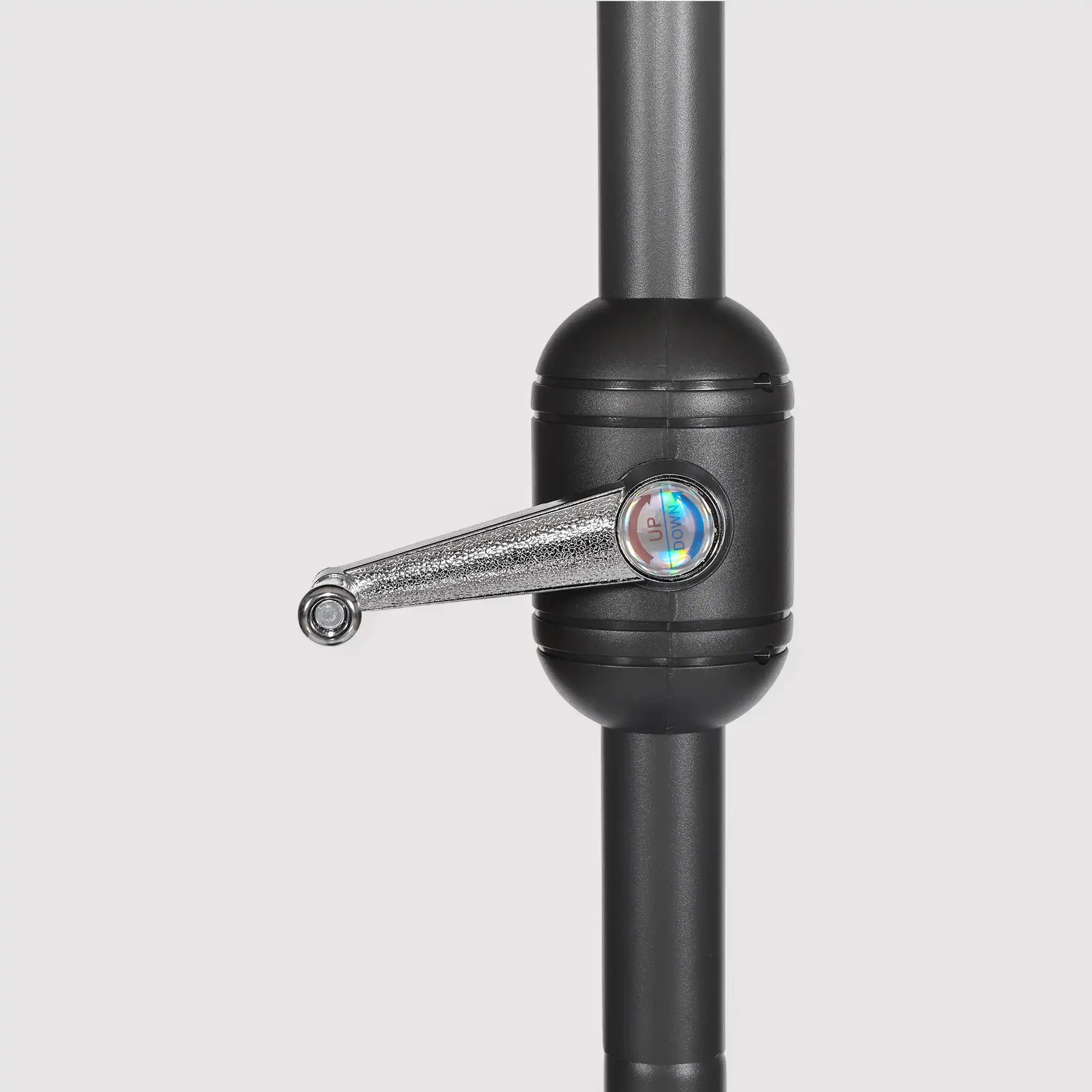 Abuliton - Ombrellone a mezzaluna beige da parete