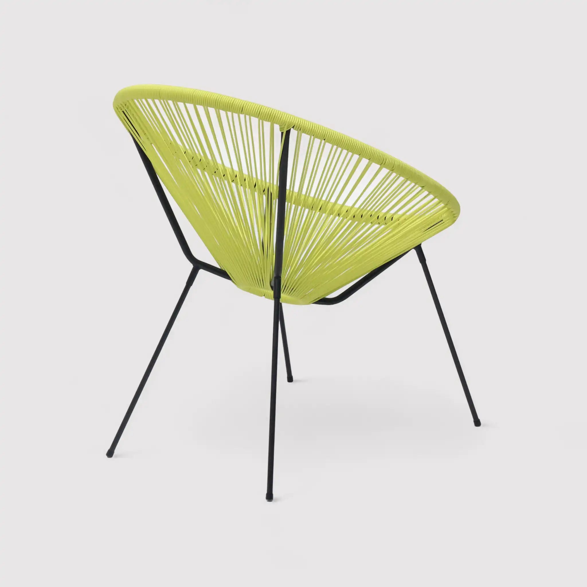 Nakhla - Sedia relax gialla per esterno o casa