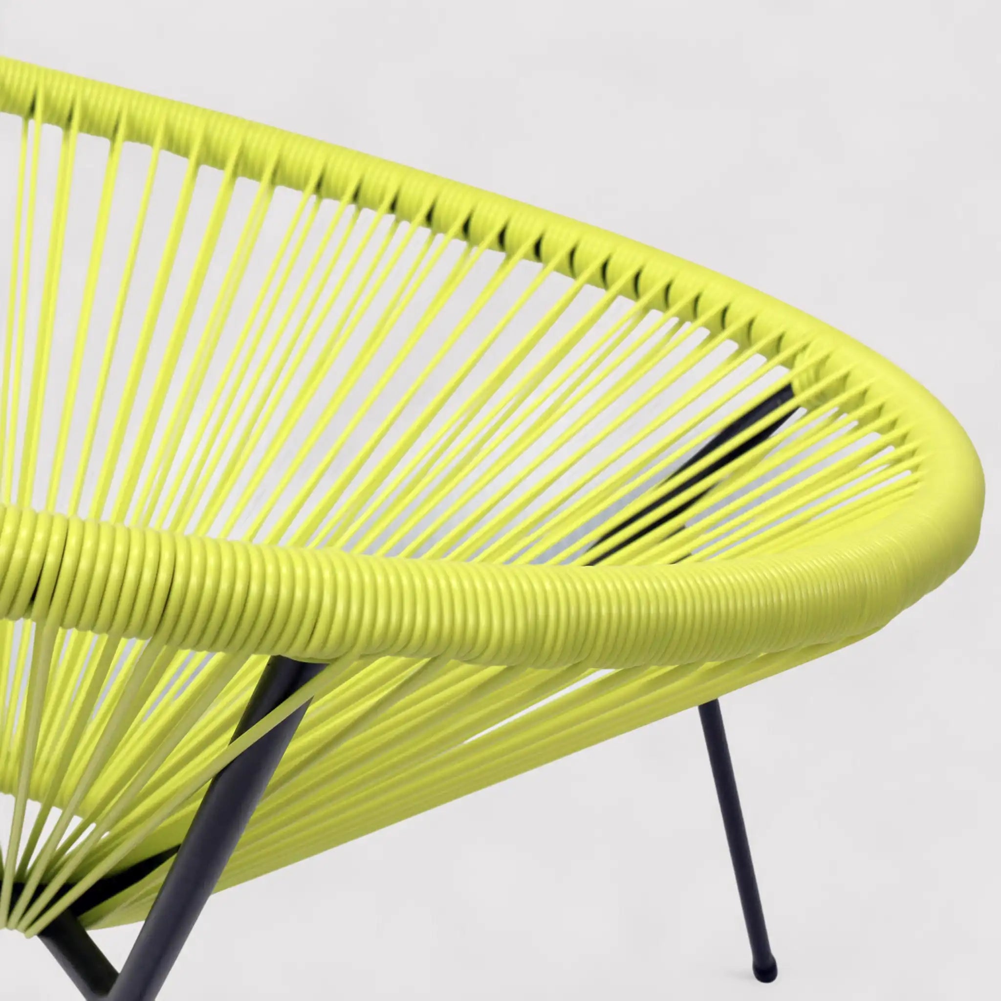 Nakhla - Sedia relax gialla per esterno o casa