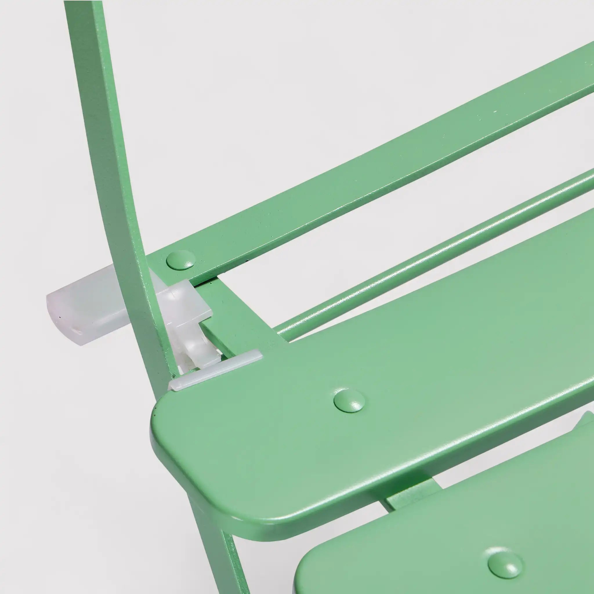 Daflah - Set mobili da balcone verde con 2 sedie e un tavolino