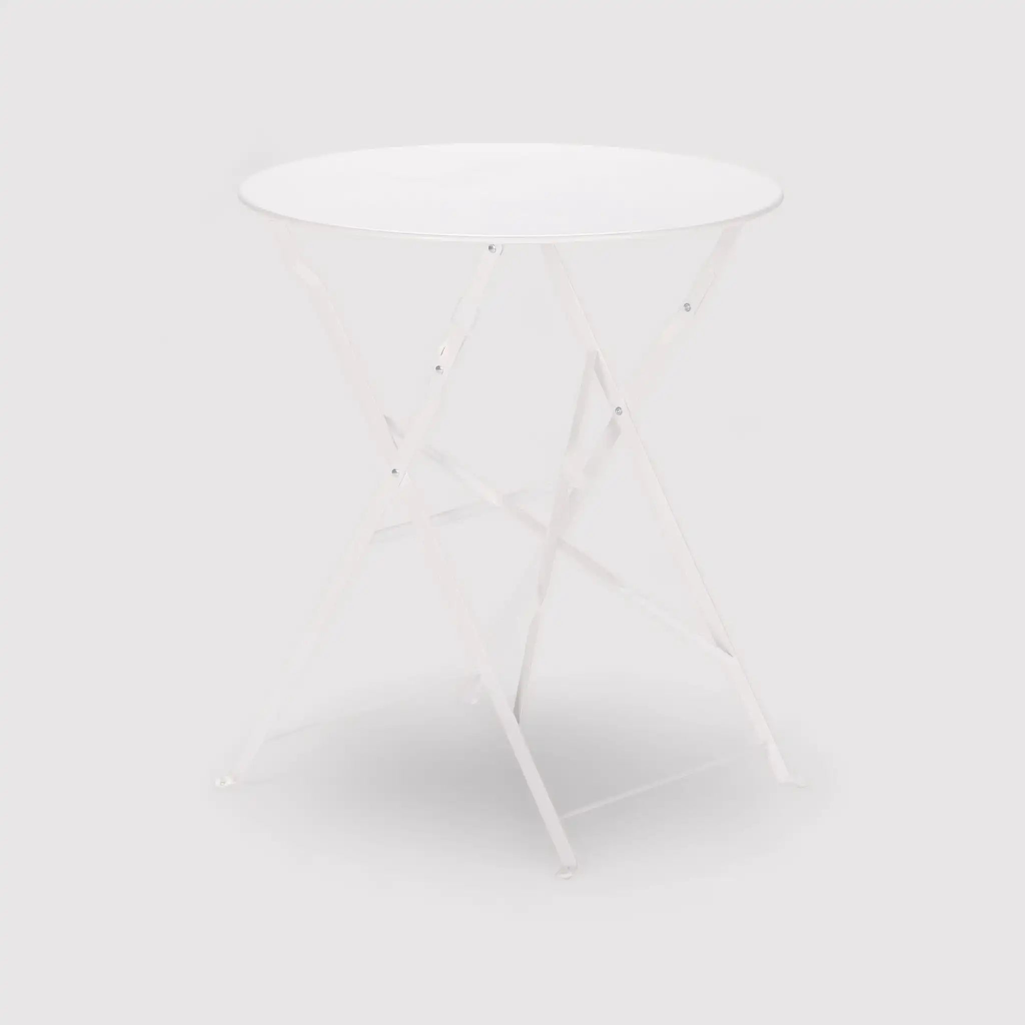 Berenj - Set bistrot bianco per balcone con tavolino e 2 sedie