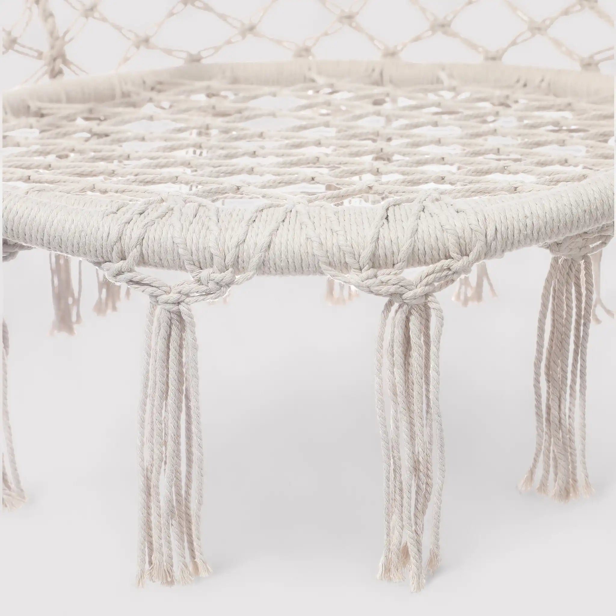 Kadyos - Poltrona sospesa bianco crema da giardino o per salotto