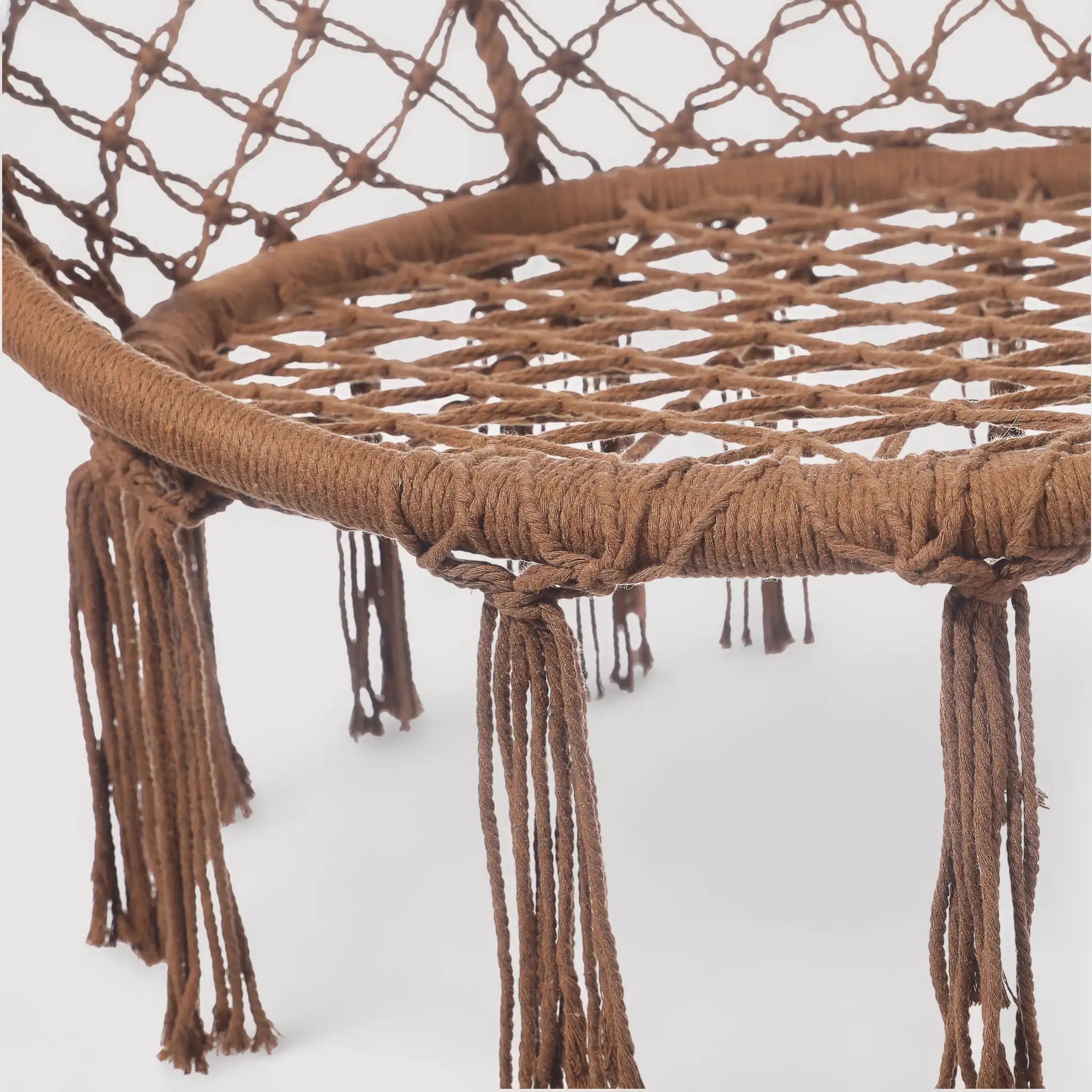 Astelia - Sedia appesa marrone da esterno o interno