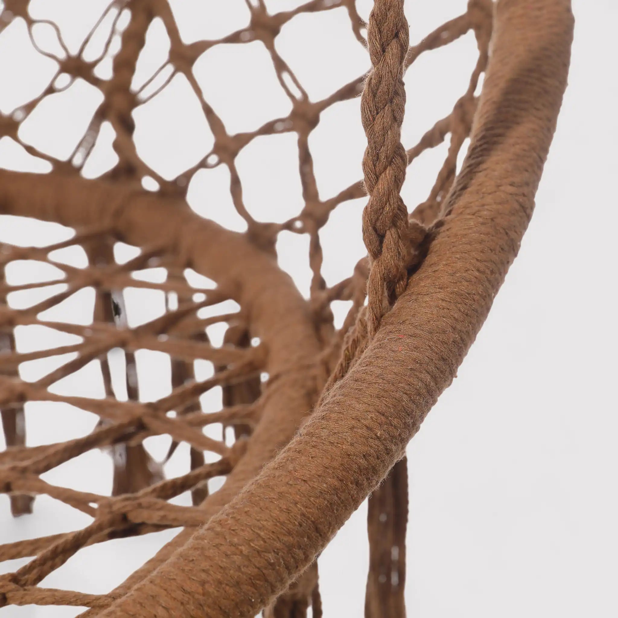 Astelia - Sedia appesa marrone da esterno o interno