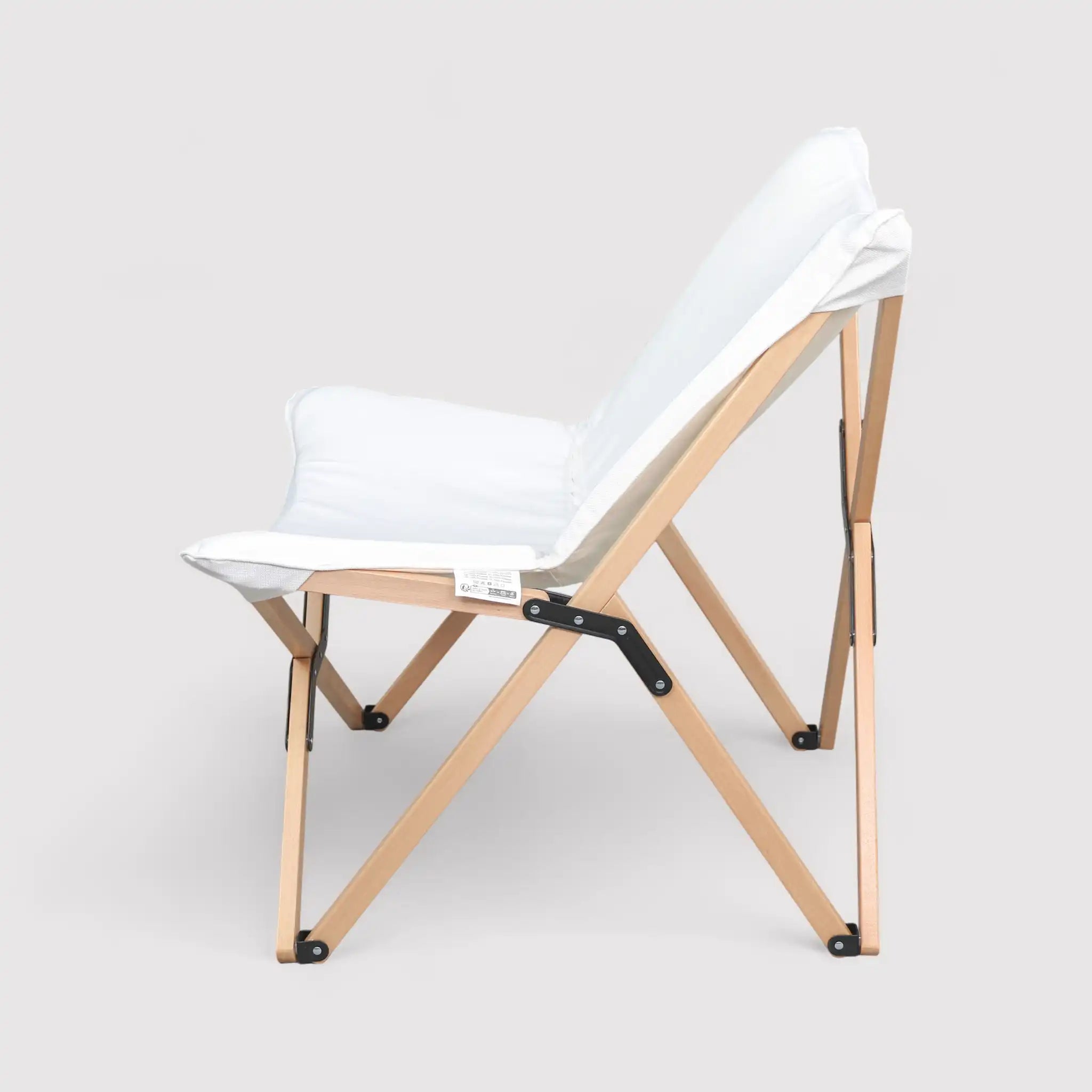 Mukwa - Sedia da regista pieghevole in legno da esterno