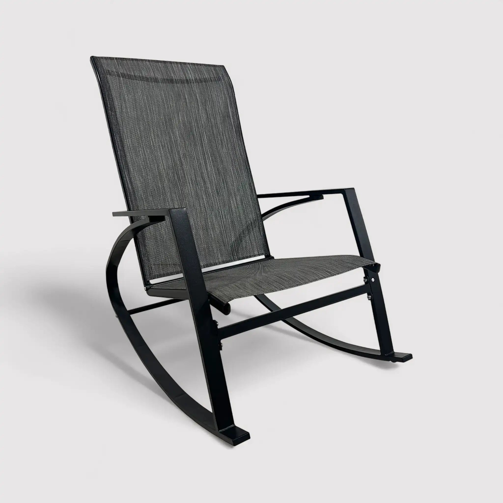 Portakal - Sedia a dondolo moderna per giardino o balcone