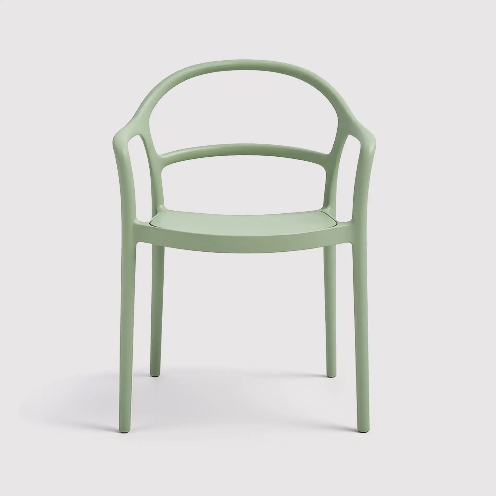 Harif - Sedia moderna verde chiaro per casa o esterno