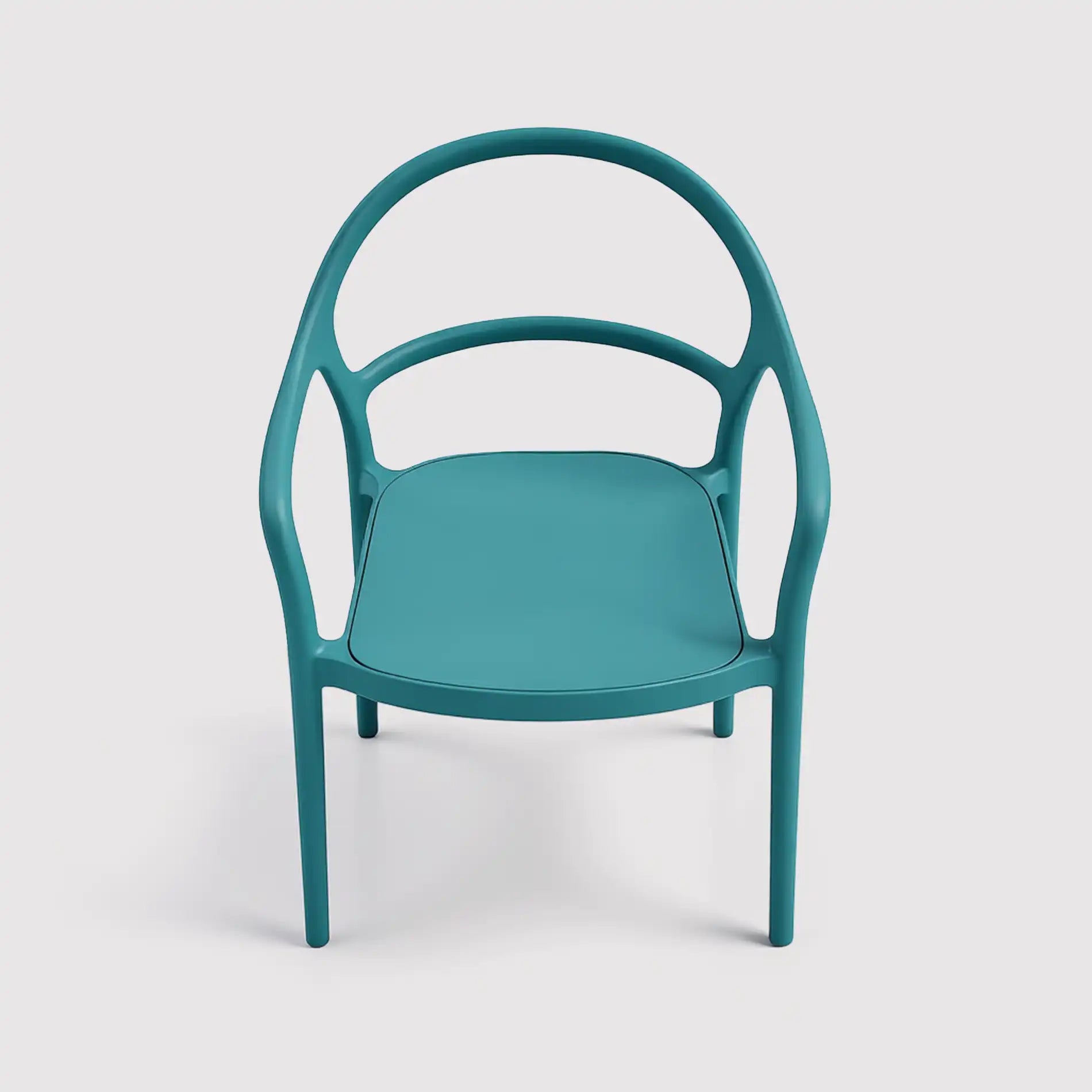 Aeonio - Sedia da giardino o da interno blu petrolio