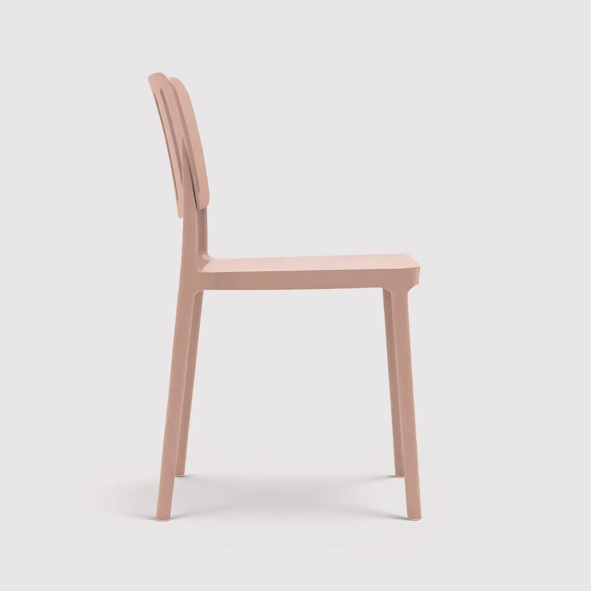 Jasaek - Sedia moderna rosa per casa o esterno