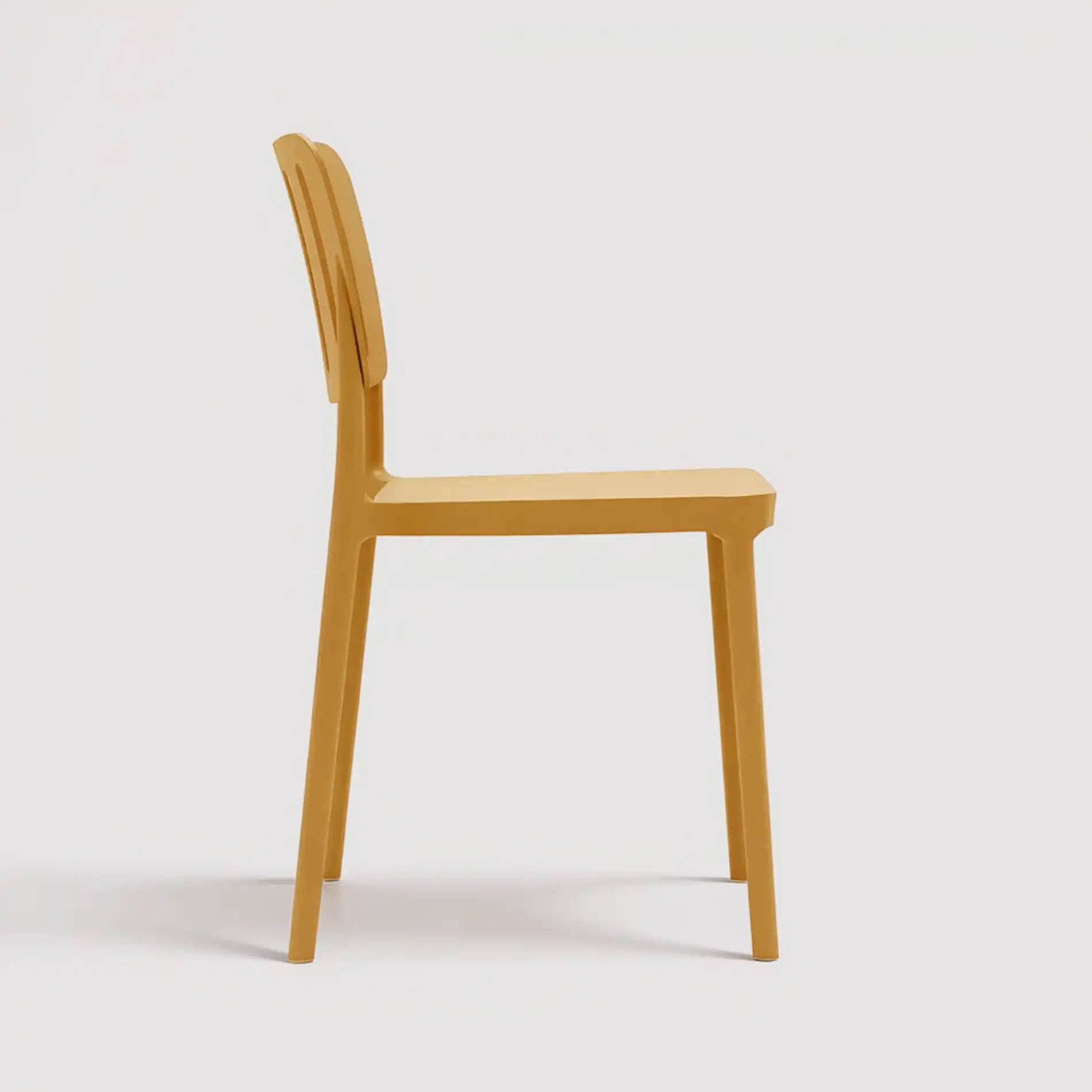 Calatea - Sedia da esterno o per interno giallo senape