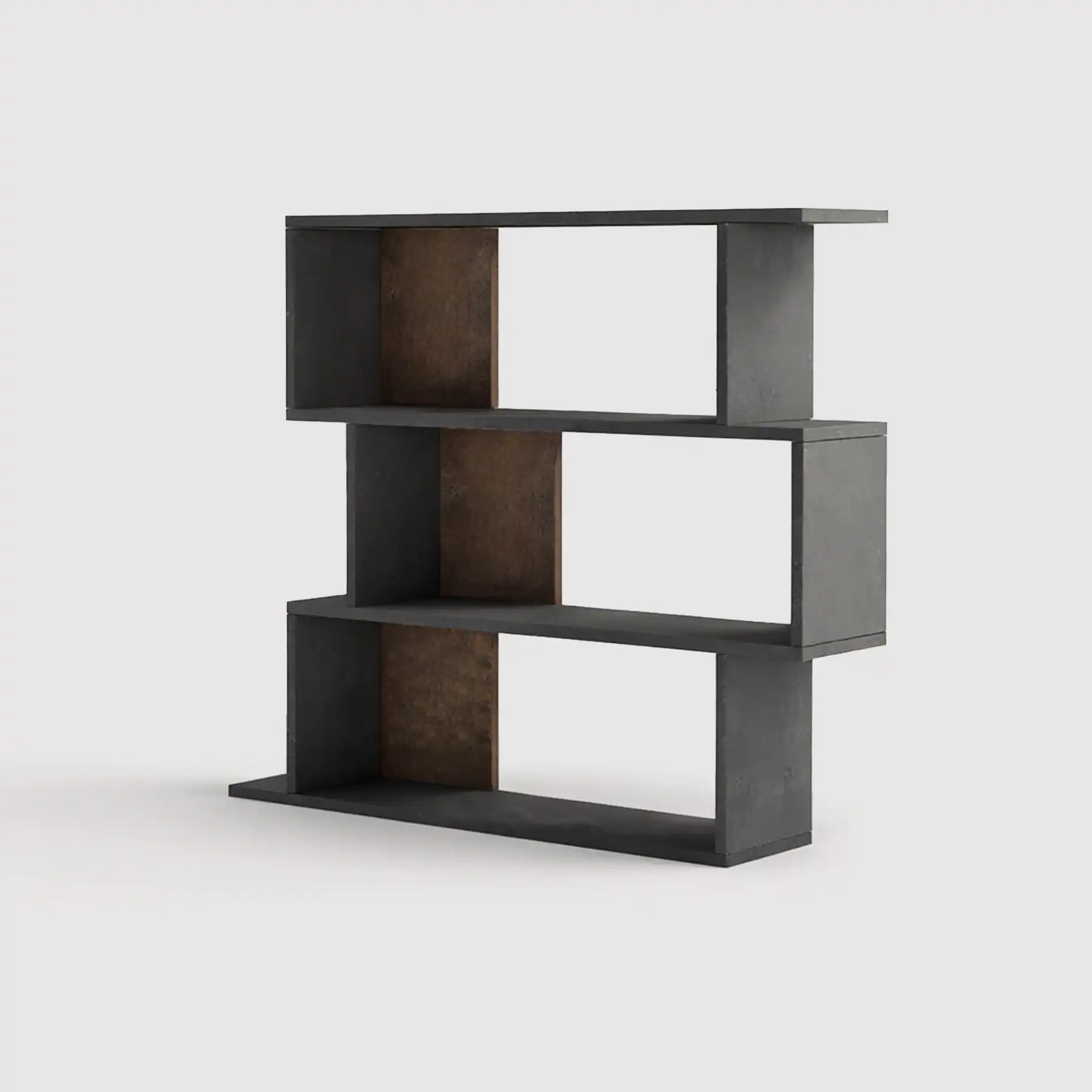 Dalrae - Scaffale pensile con 3 vani in stile moderno