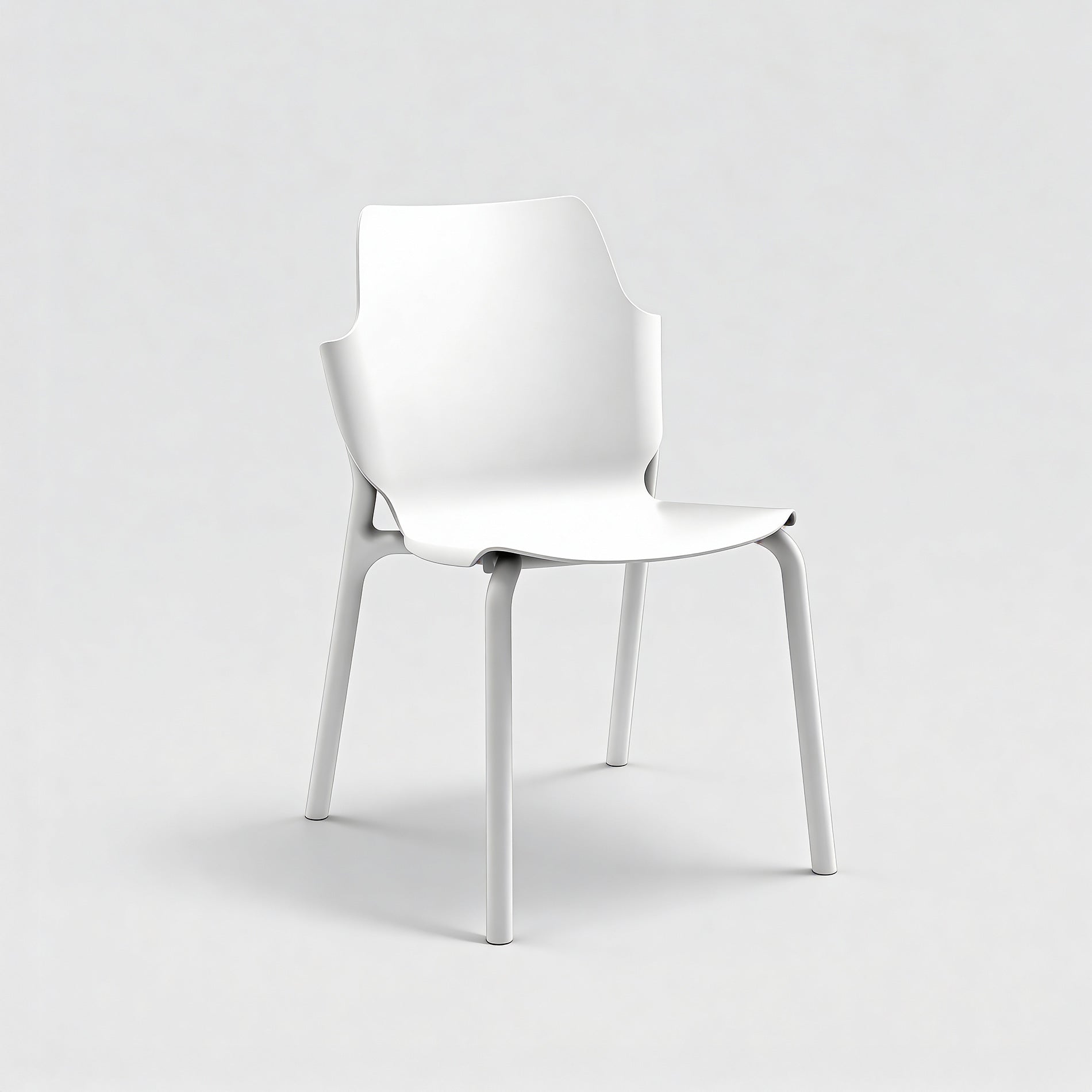 Almar - Set 2 Sedie da esterno bianco ghiaccio stile Moderno