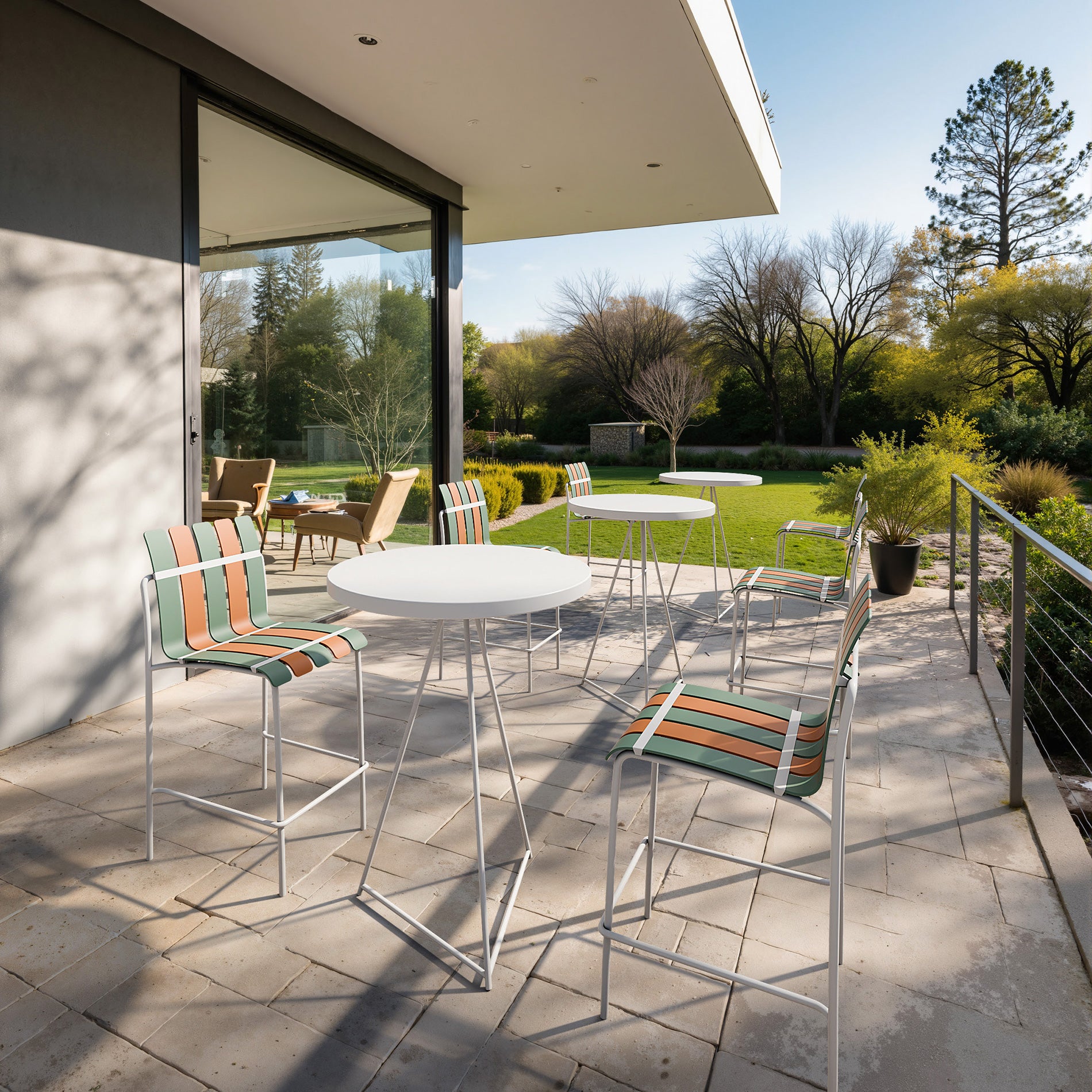 Lumea - High Bar Table Cream White Modern Style