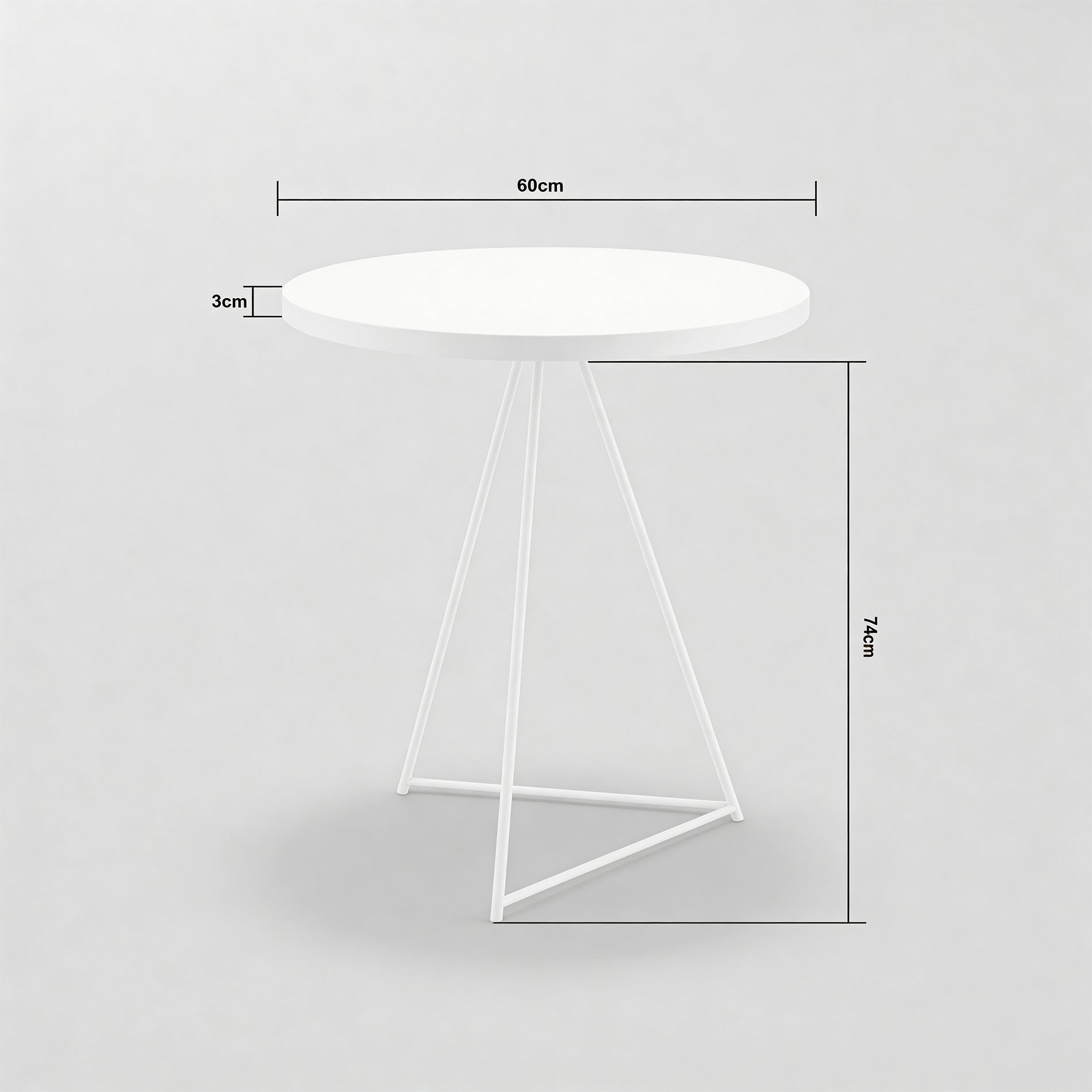 Lumea - High Bar Table Cream White Modern Style