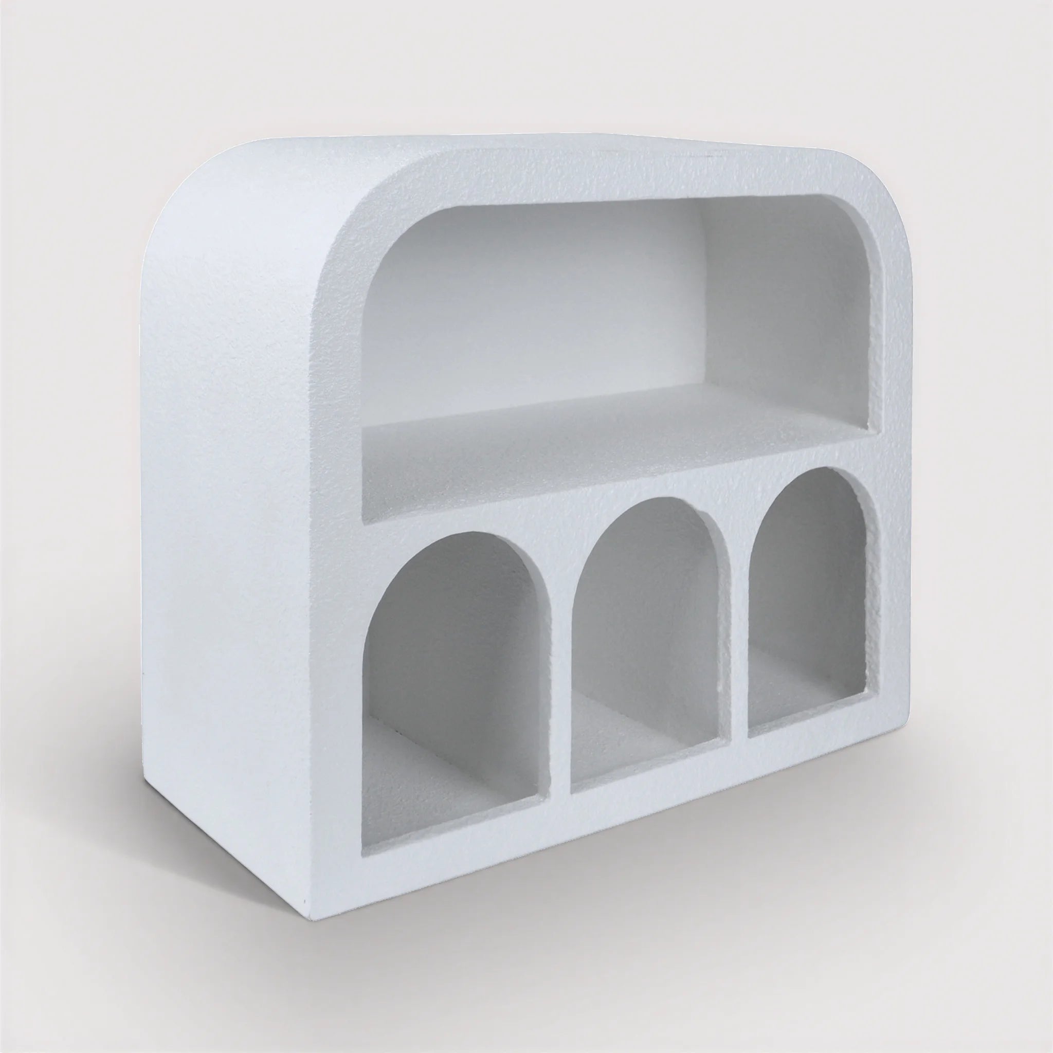 Aurelia – Modern White MDF Wall Shelf, Floating Wall Mounted Shelf