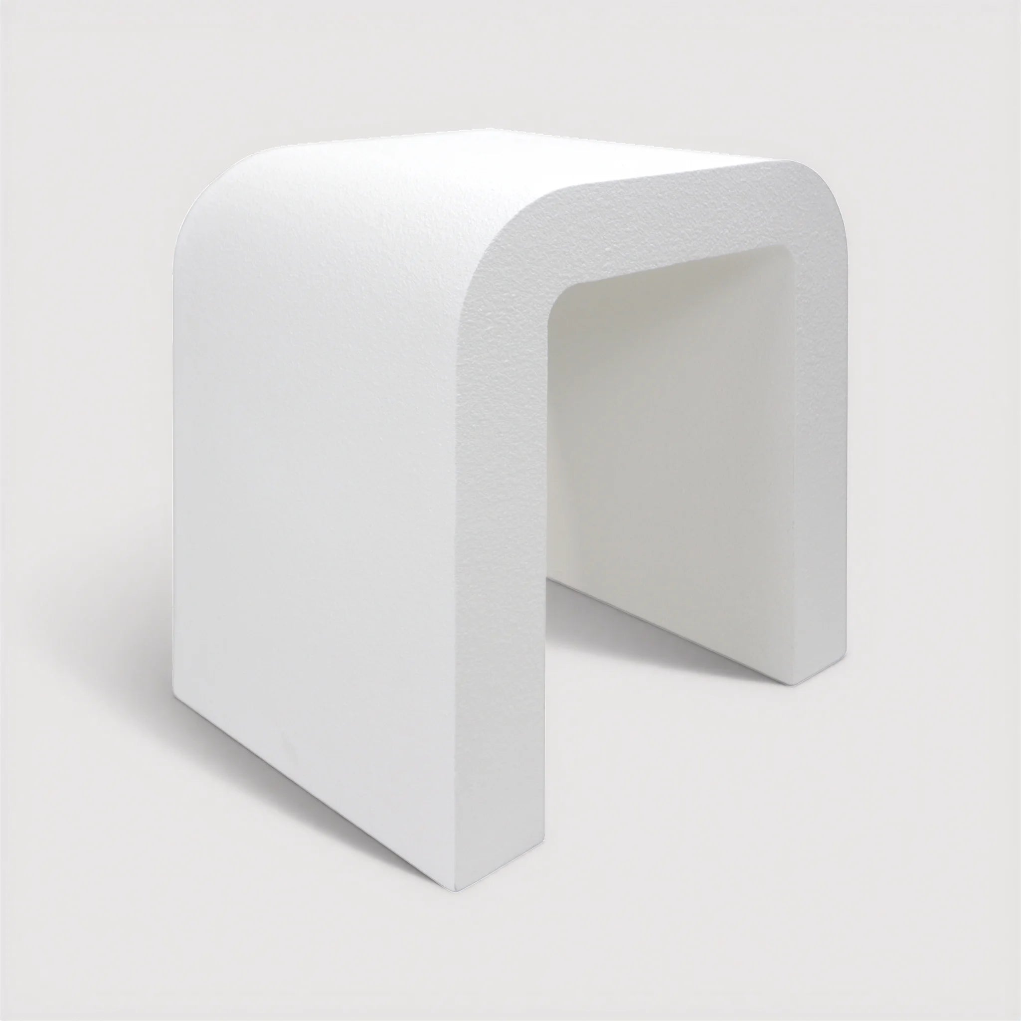 Ametrine – Modern White MDF Coffee Table, Low Living Room Table