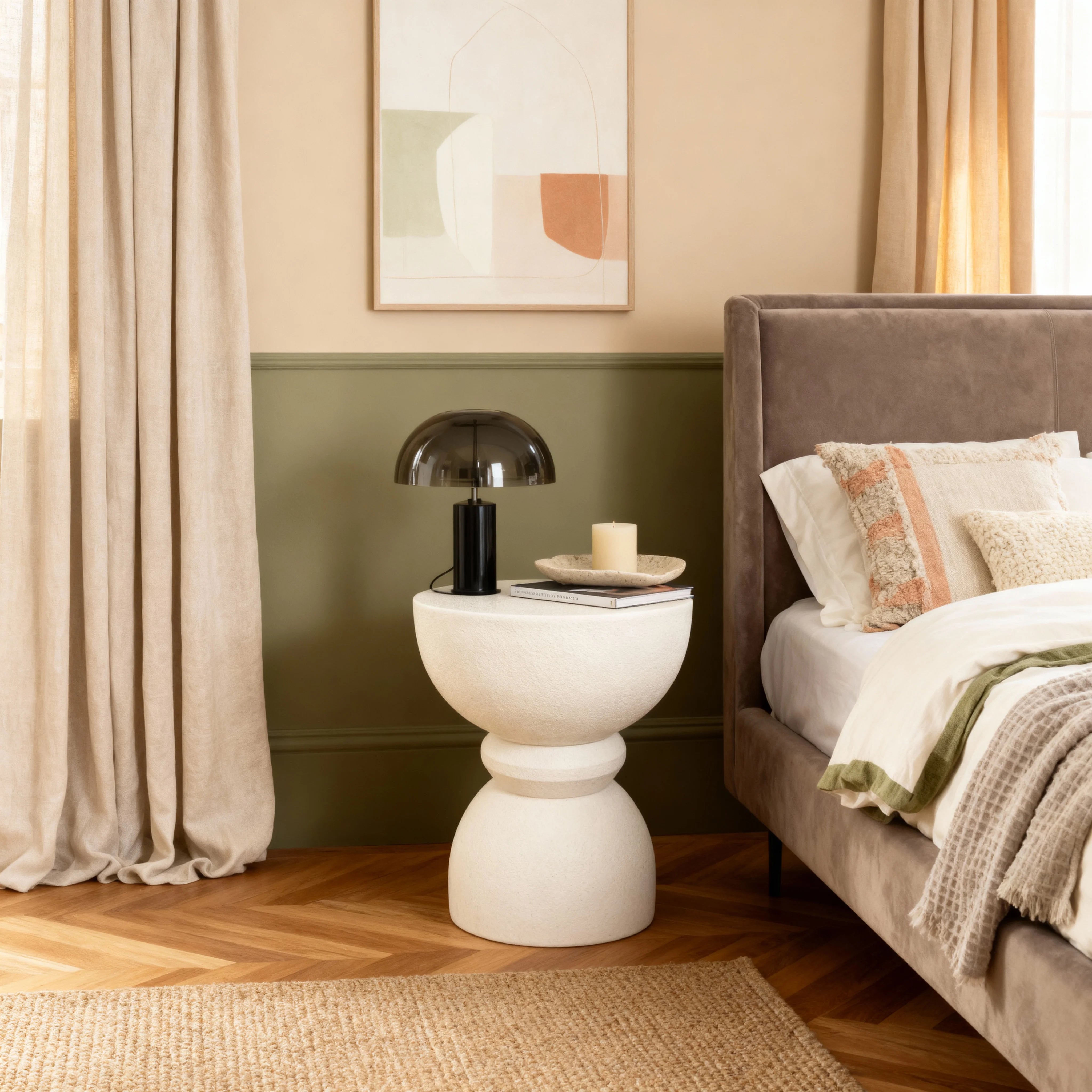 Kaolin - Coffee Table White Modern Style