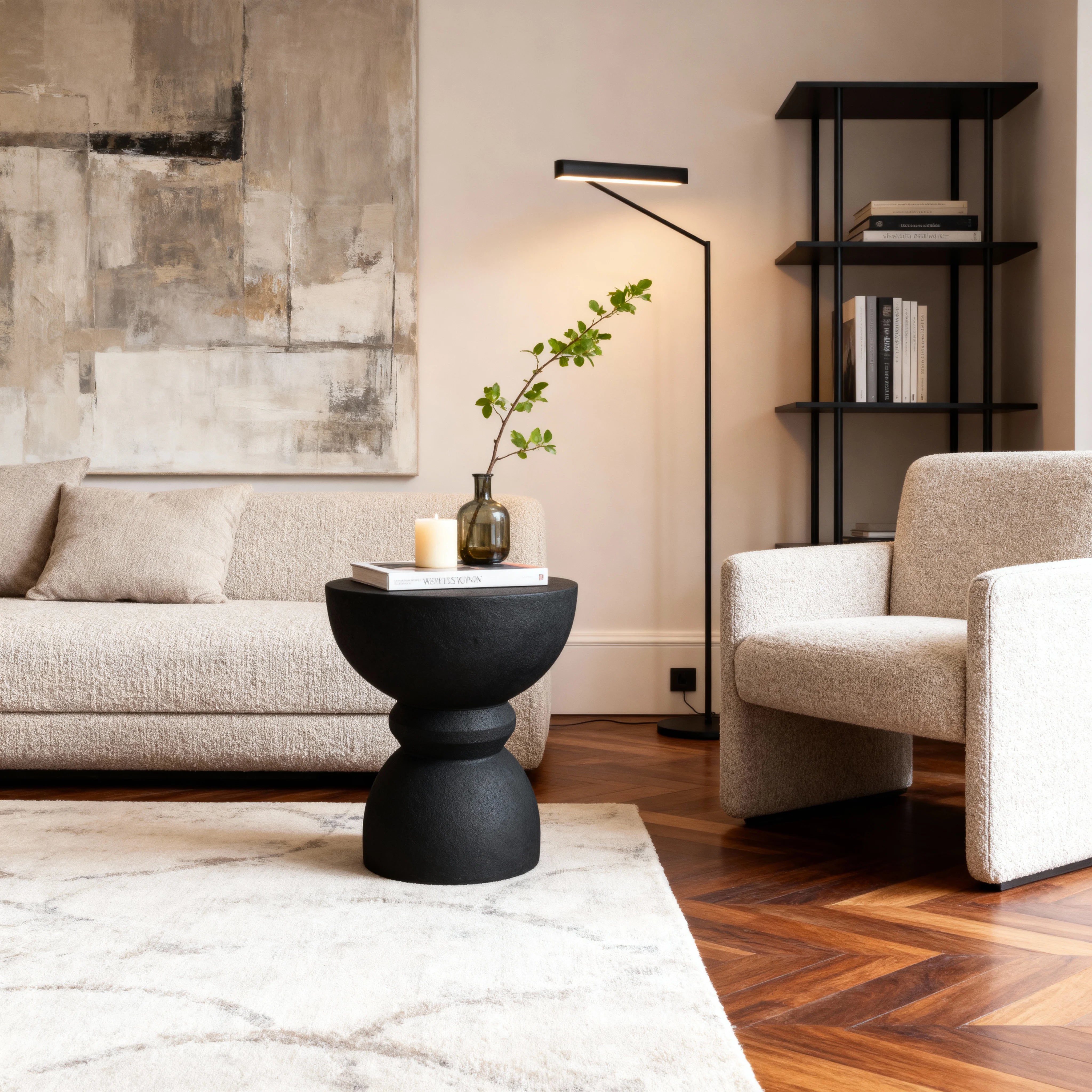 Basalt - Coffee Table Black Modern Style