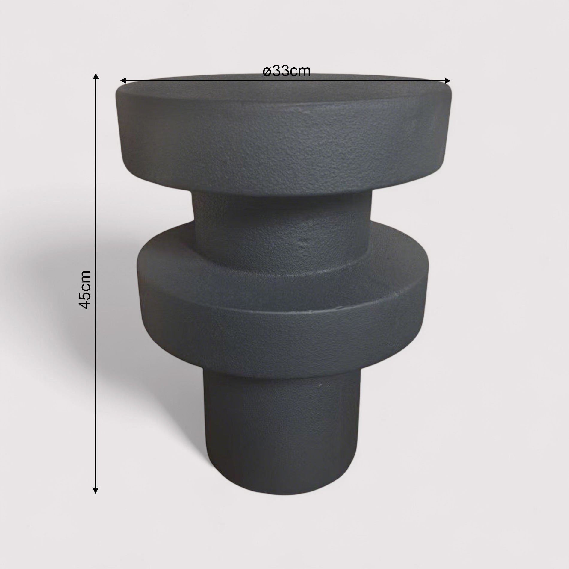 Basen - Mesa de centro Negro Estilo moderno