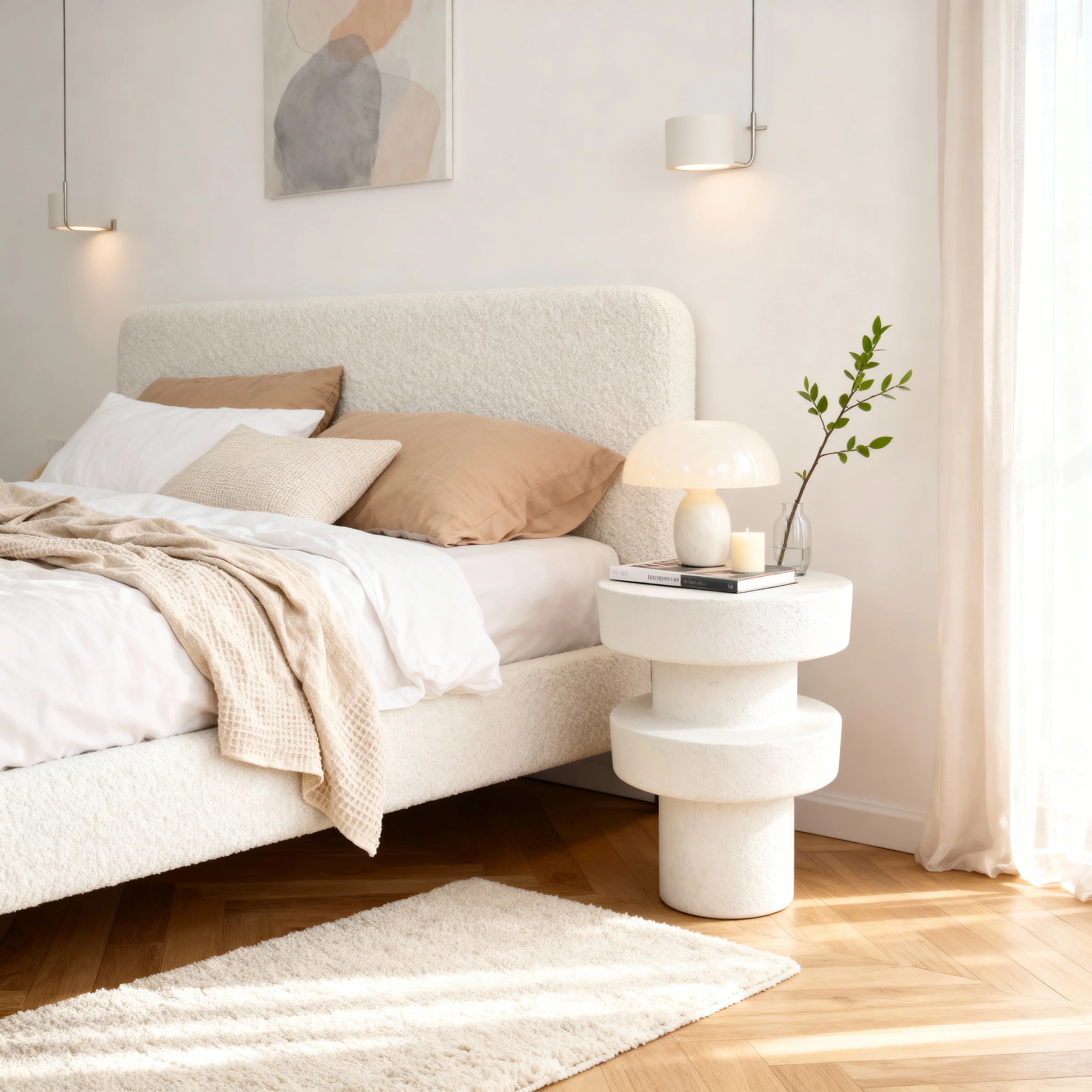Kalix - Coffee Table White Modern Style