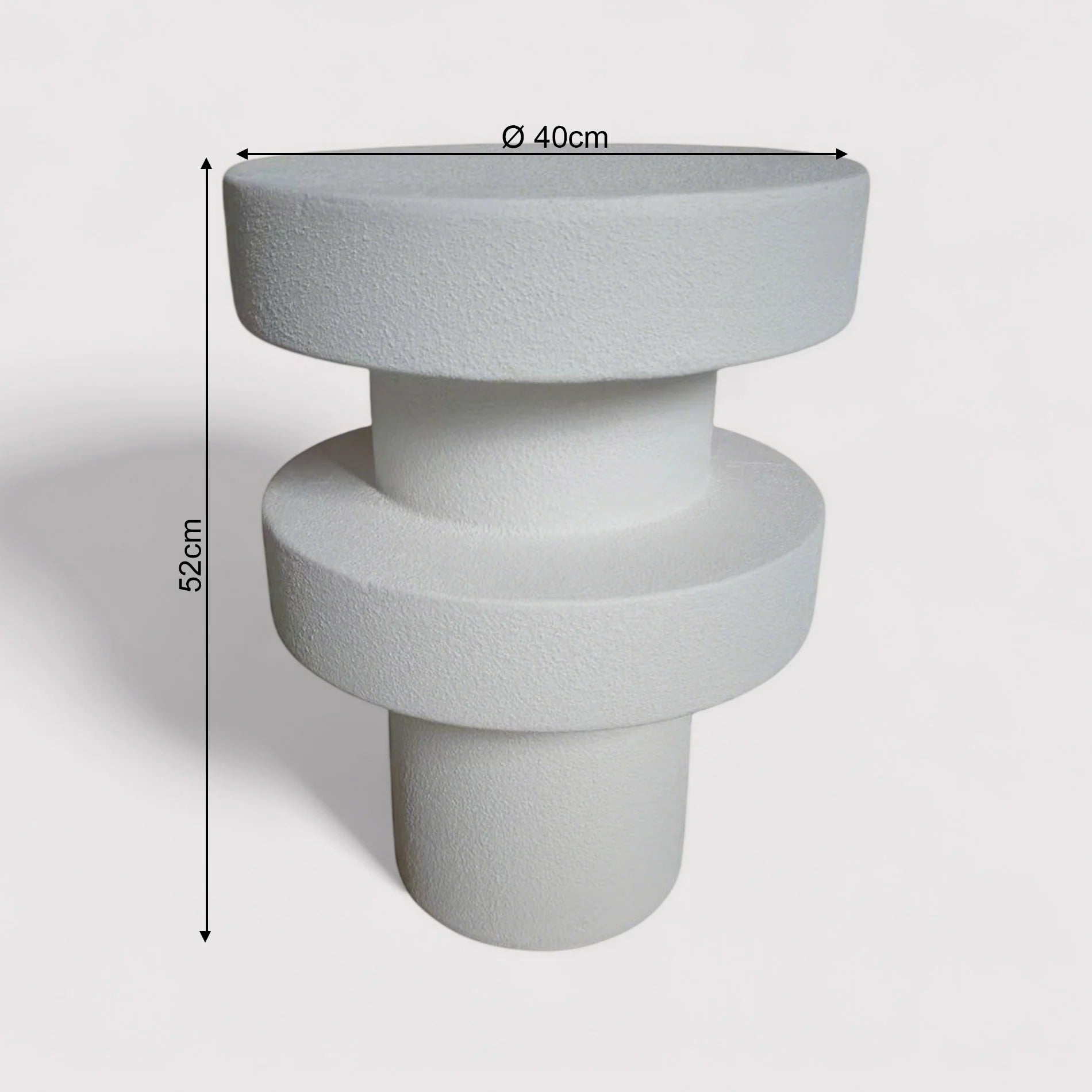 Kalix - Coffee Table White Modern Style