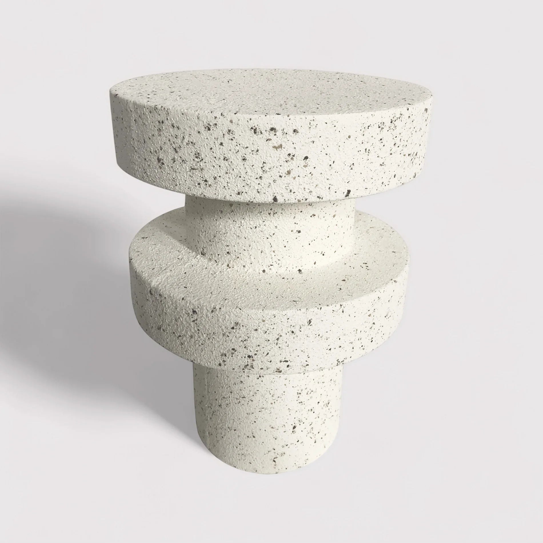 Traveno - Mesa de centro Blanco y negro Estilo moderno