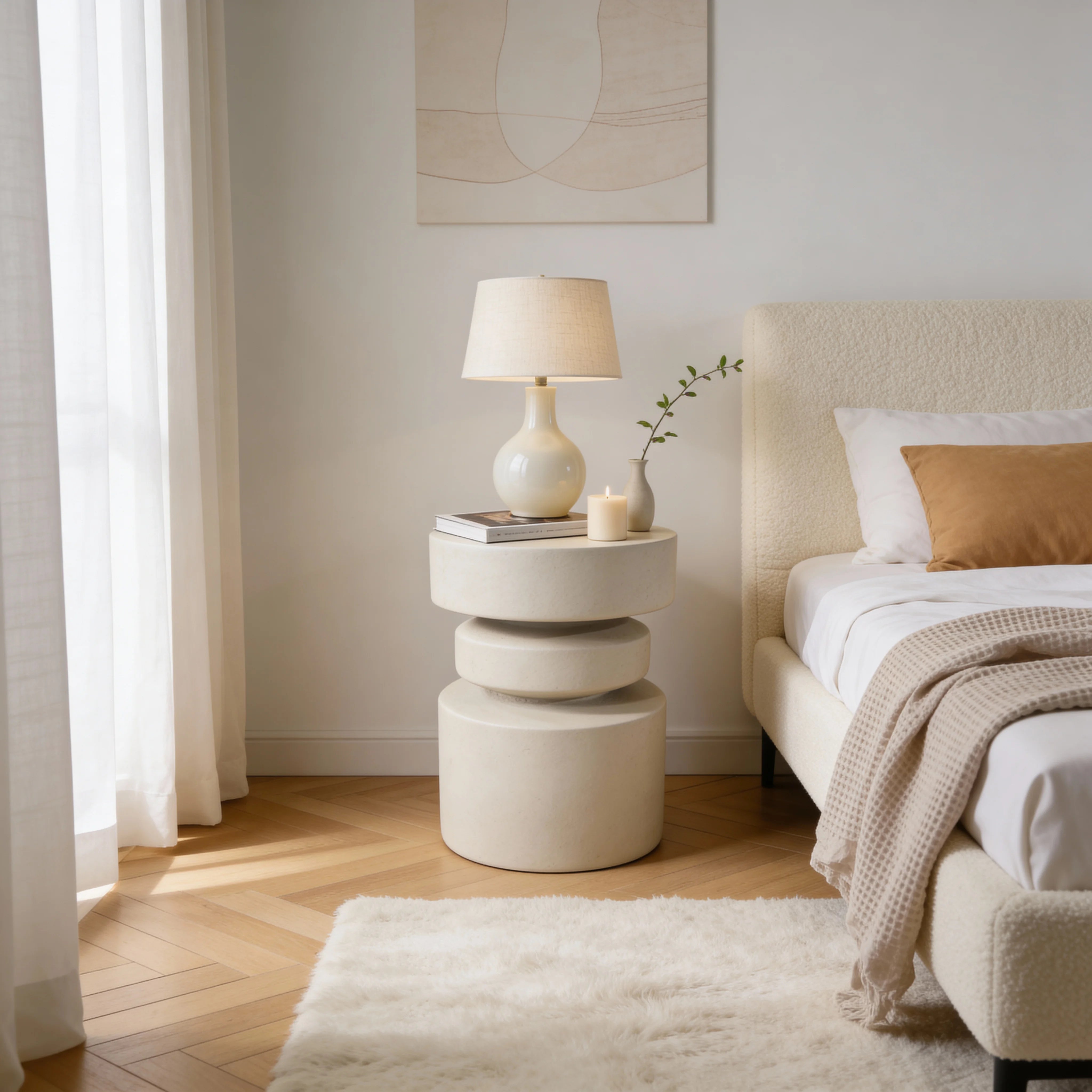 Alvo - Coffee Table White Modern Style
