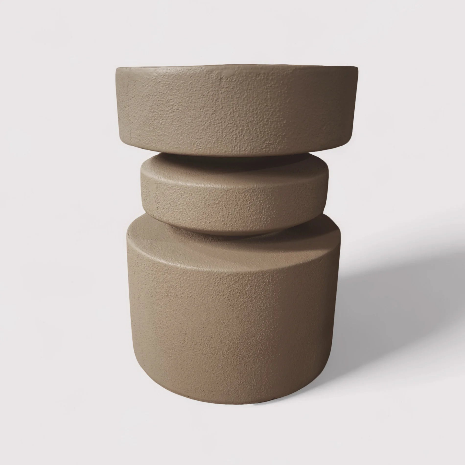 Taren - Mesa de centro Marrón moka Estilo moderno