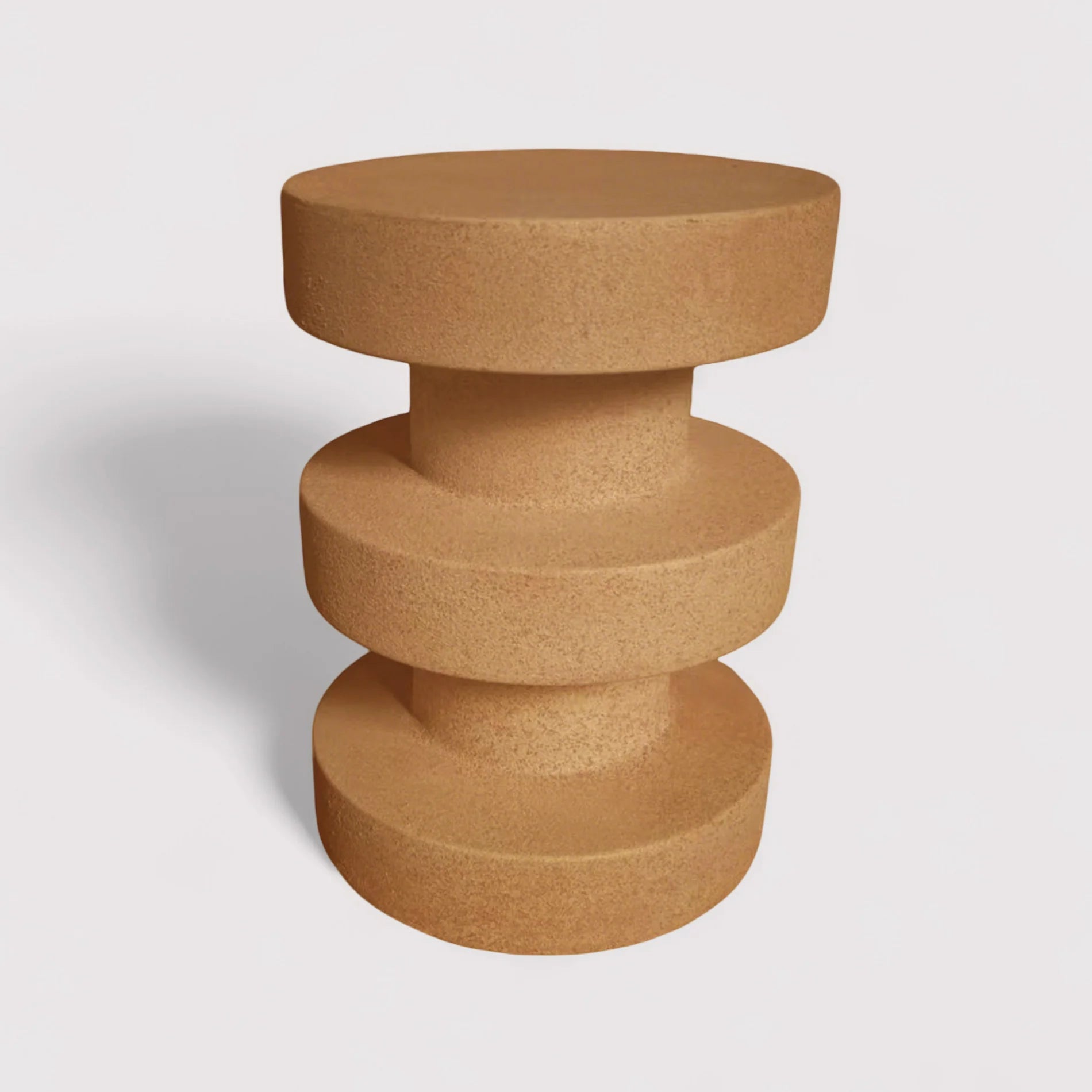 Rokan - Mesa auxiliar de sofá Amarillo Estilo moderno