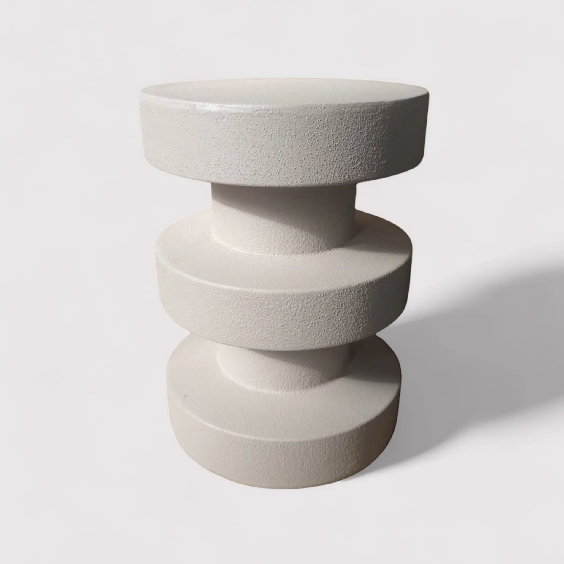 Elmar - Mesa auxiliar de sofá Blanco Estilo moderno**