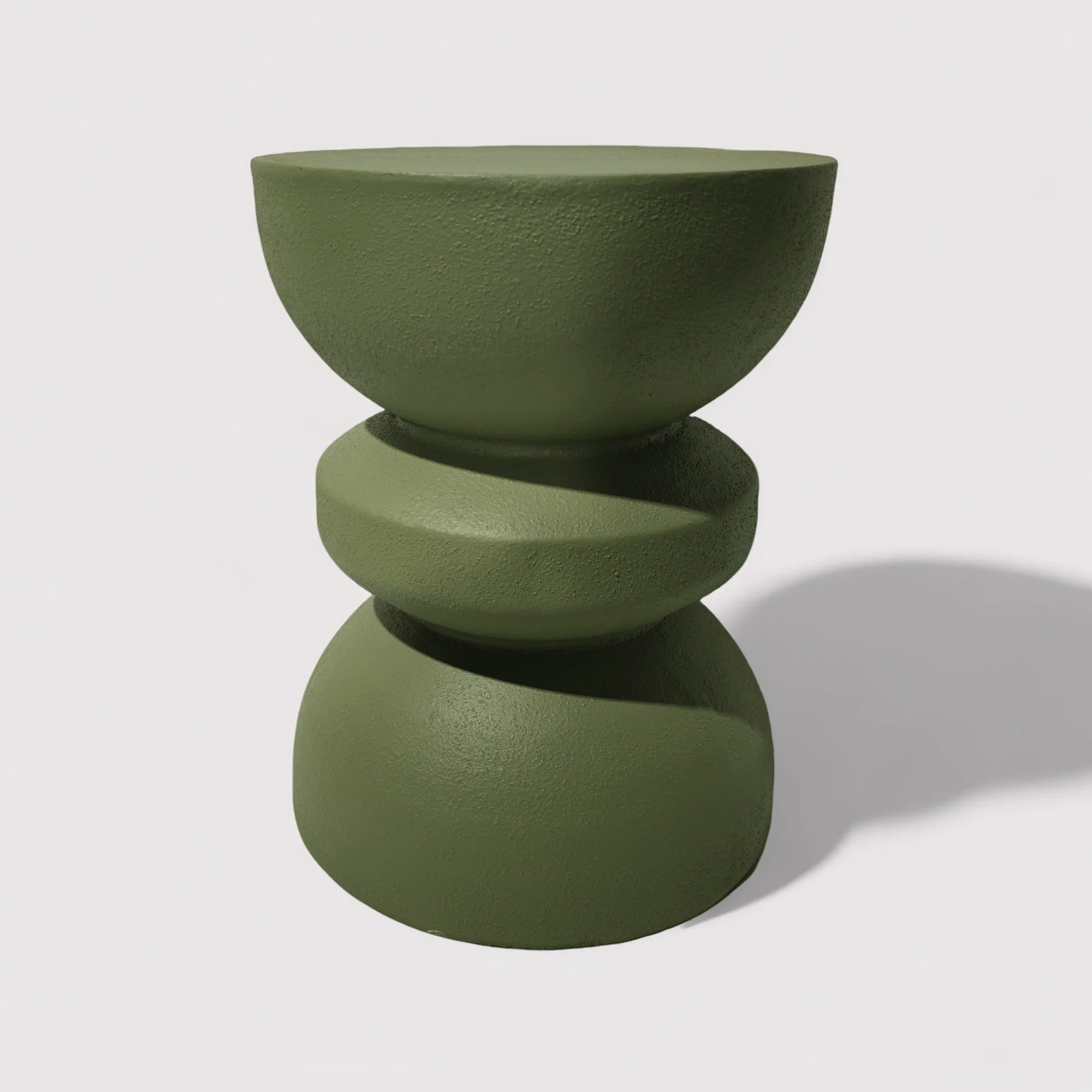 Silvar - Mesa auxiliar de sofá Verde Estilo moderno