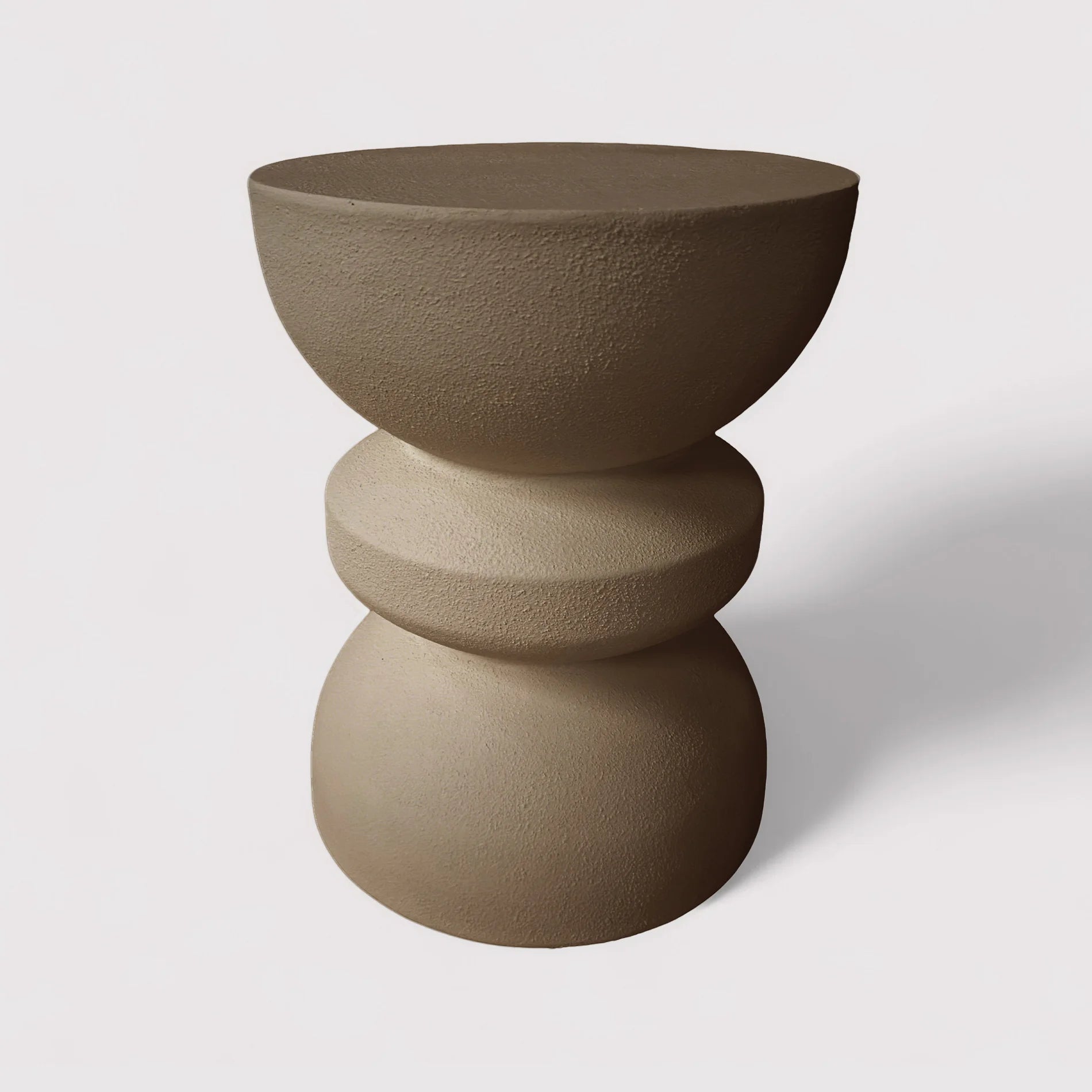 Dovar - Mesa de centro Marrón moka Estilo moderno