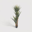 Talek - Pianta artificiale di Yucca colore verde marrone