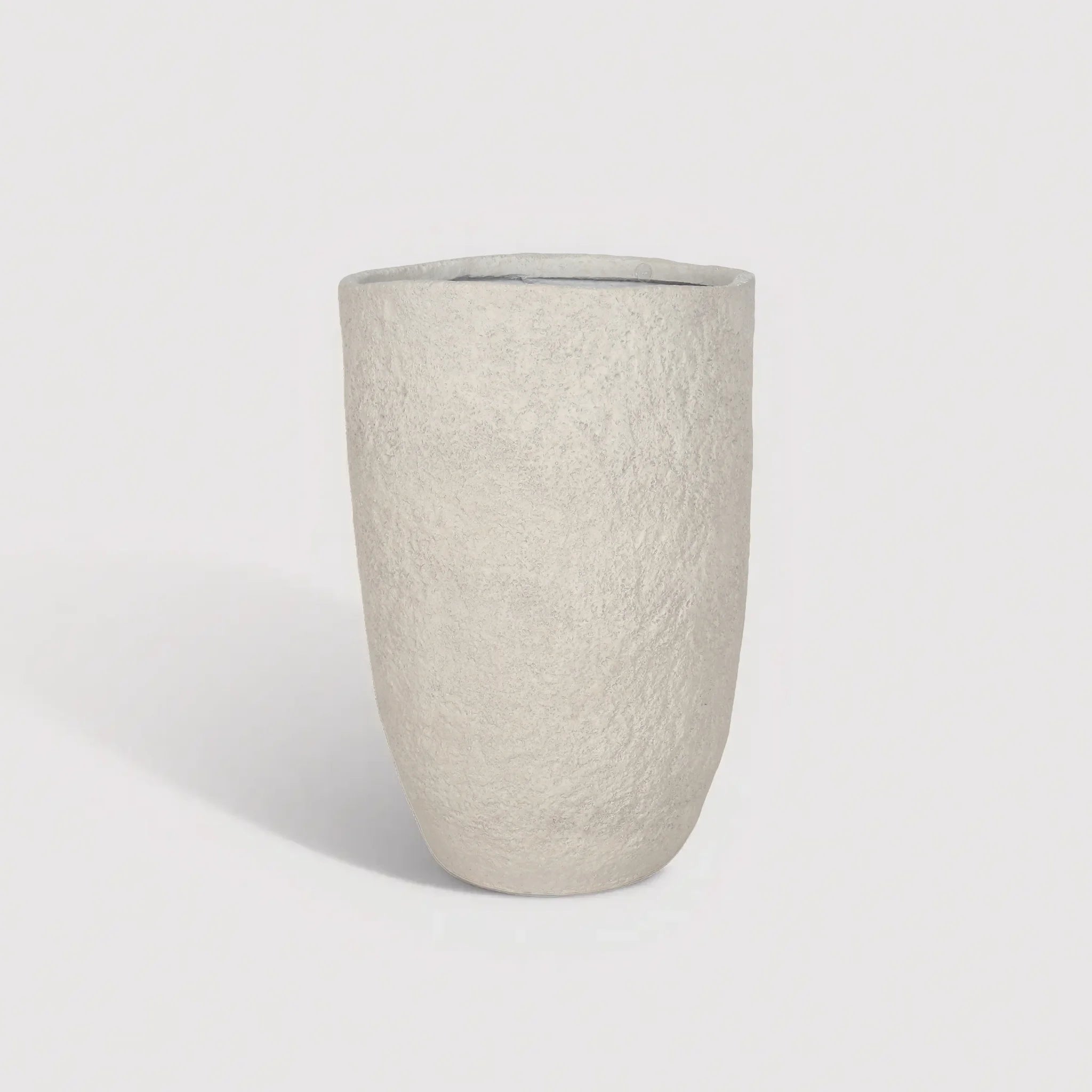 Coralia - Vase d’Intérieur en MGO Blanc Style Moderne