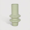 Lunara - Vaso per fiori da interno in metallo verde stile moderno