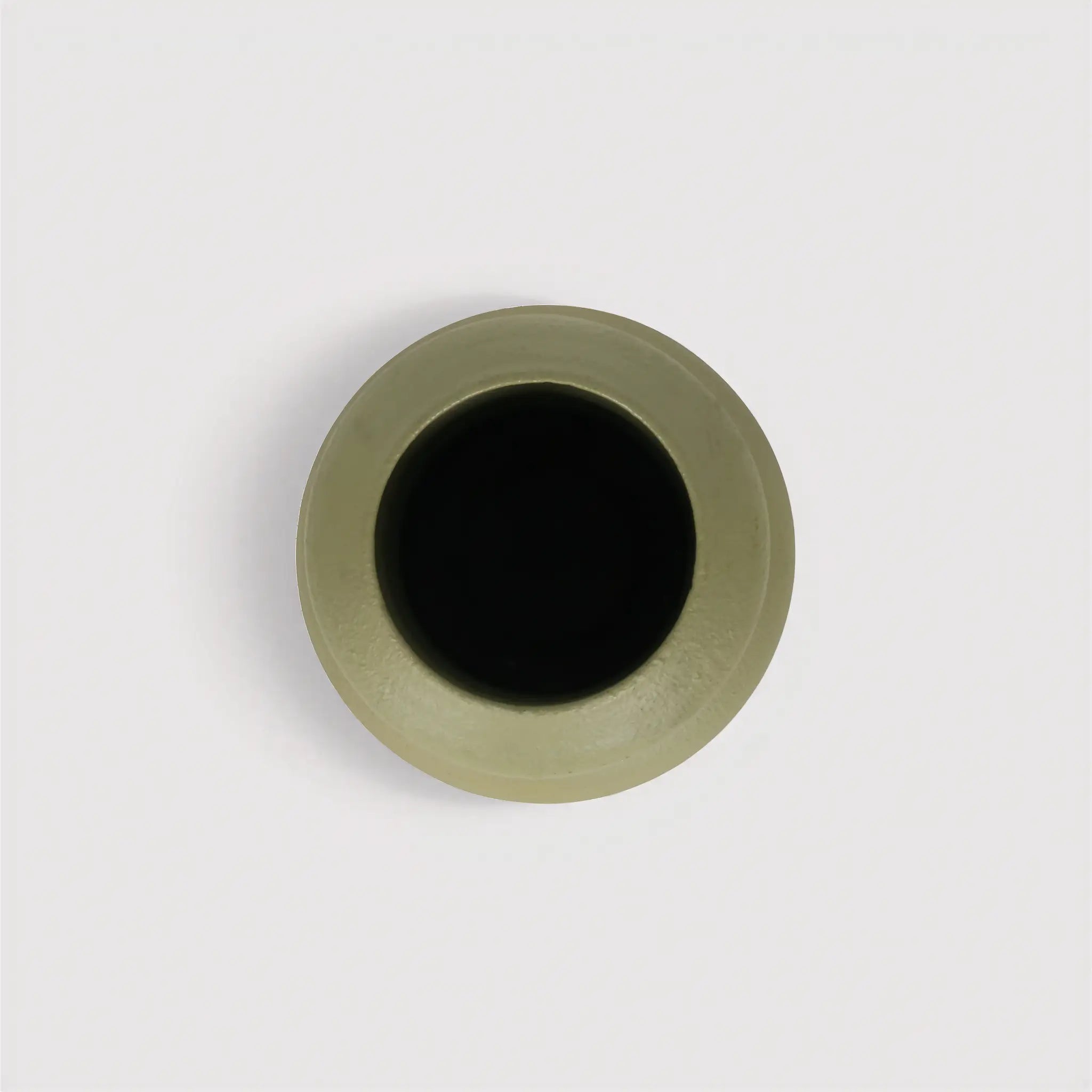 Hortensia - Vaso da Interno in metallo verde design moderno