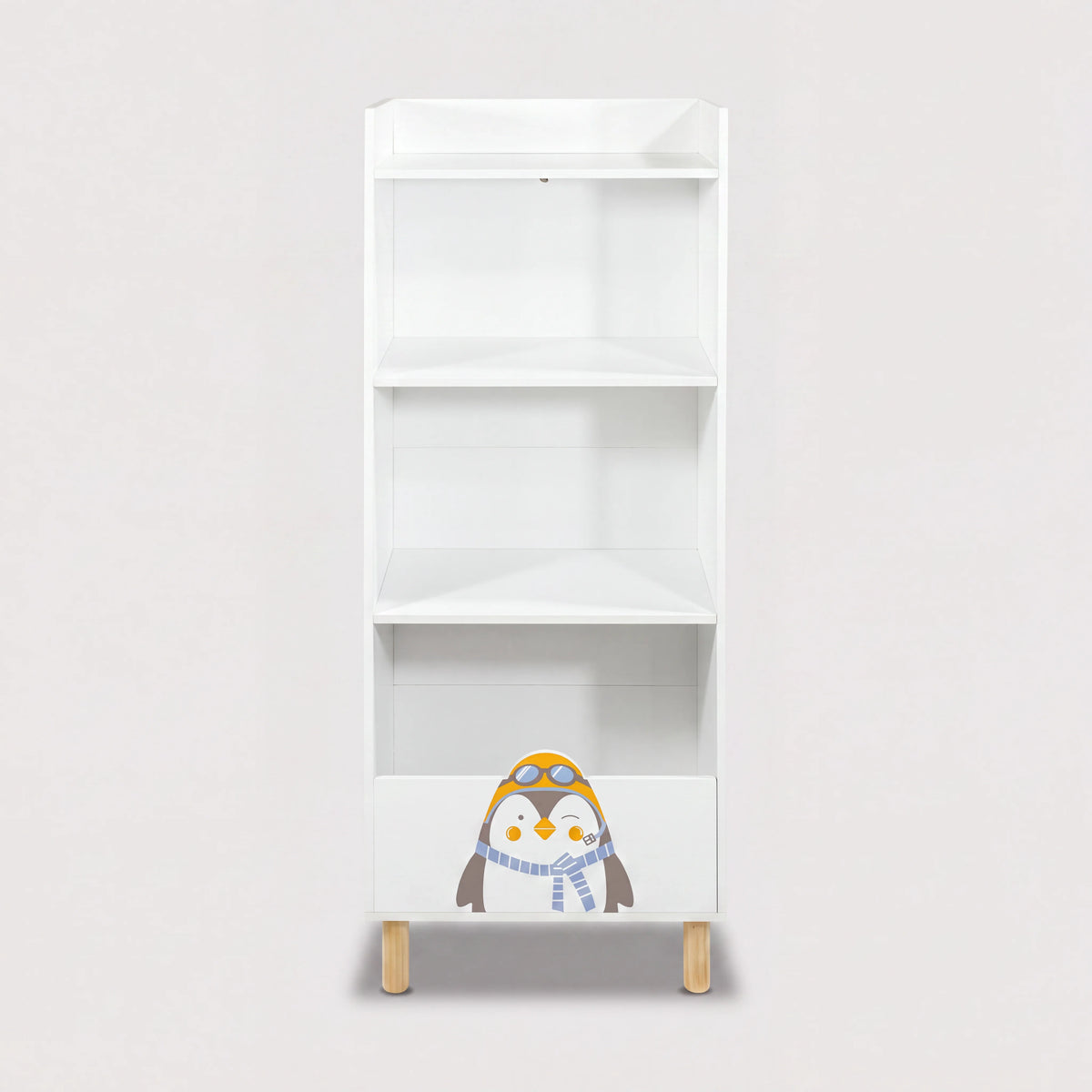 Nanu - Libreria per bambini 4 ripiani colore bianco