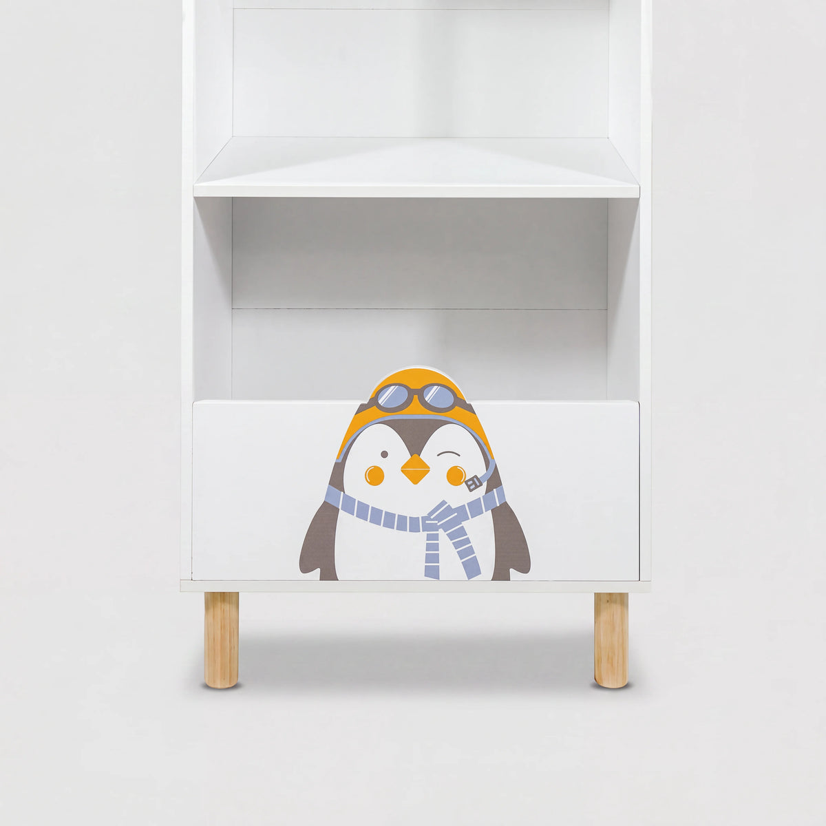 Nanu - Libreria per bambini 4 ripiani colore bianco