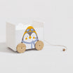 Kipi - Baule contenitore per bambini con ruote colore bianco