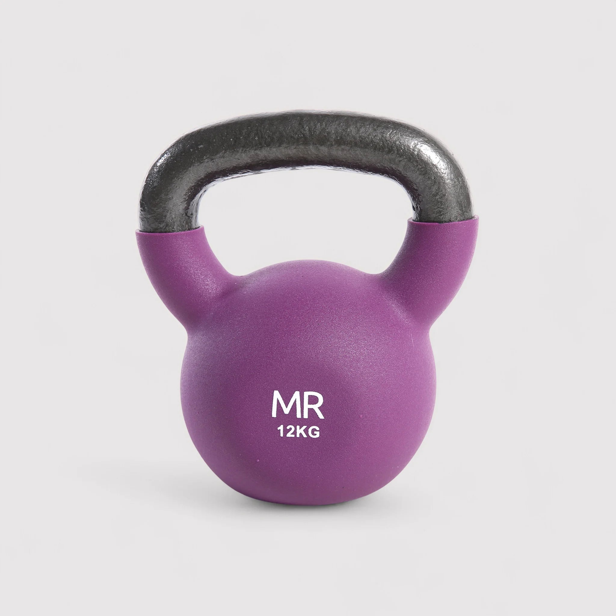 Kettlebell en néoprène 12 kg pour les exercices de force et d'endurance