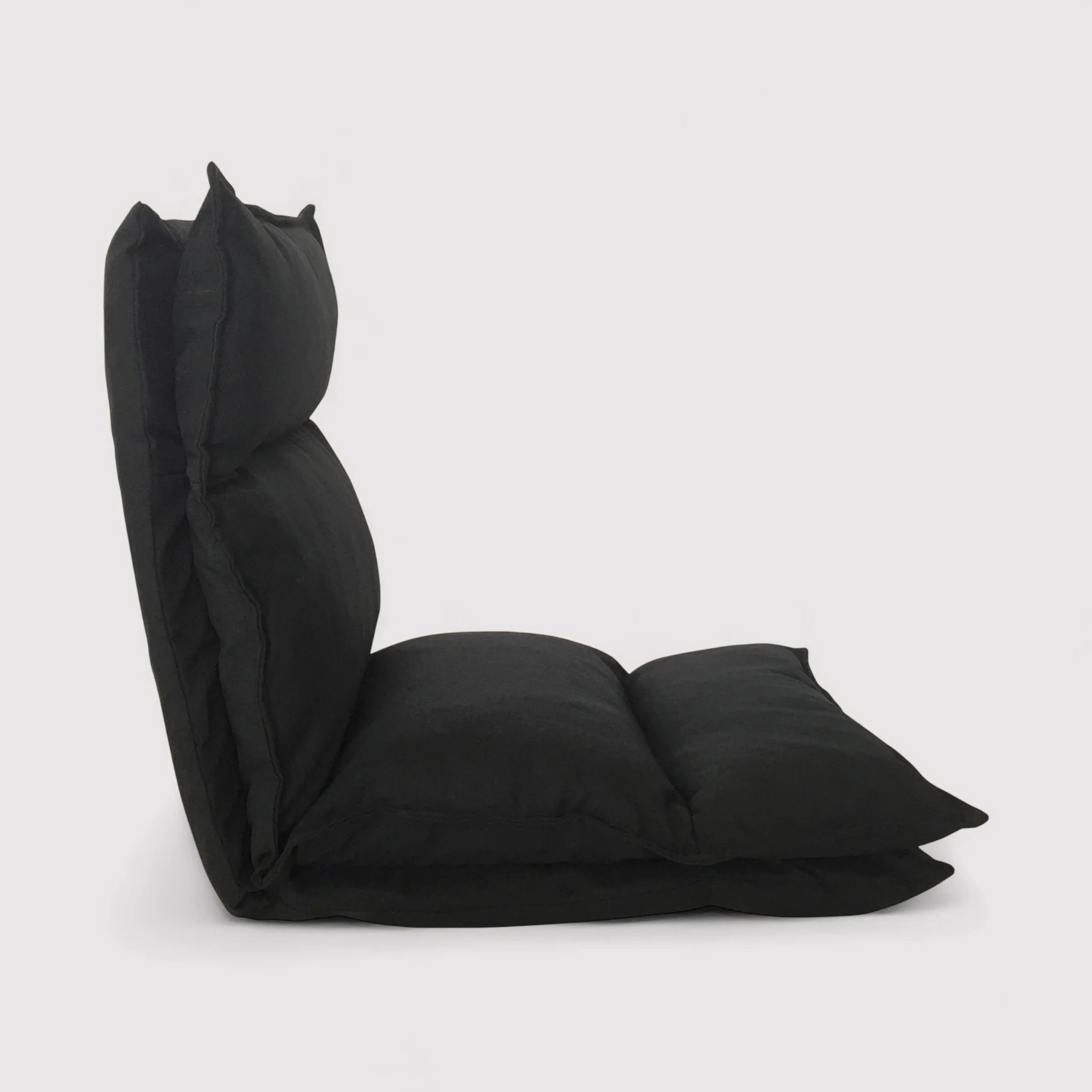 Heuchera - Sedia da lettura nera imbottita e regolabile