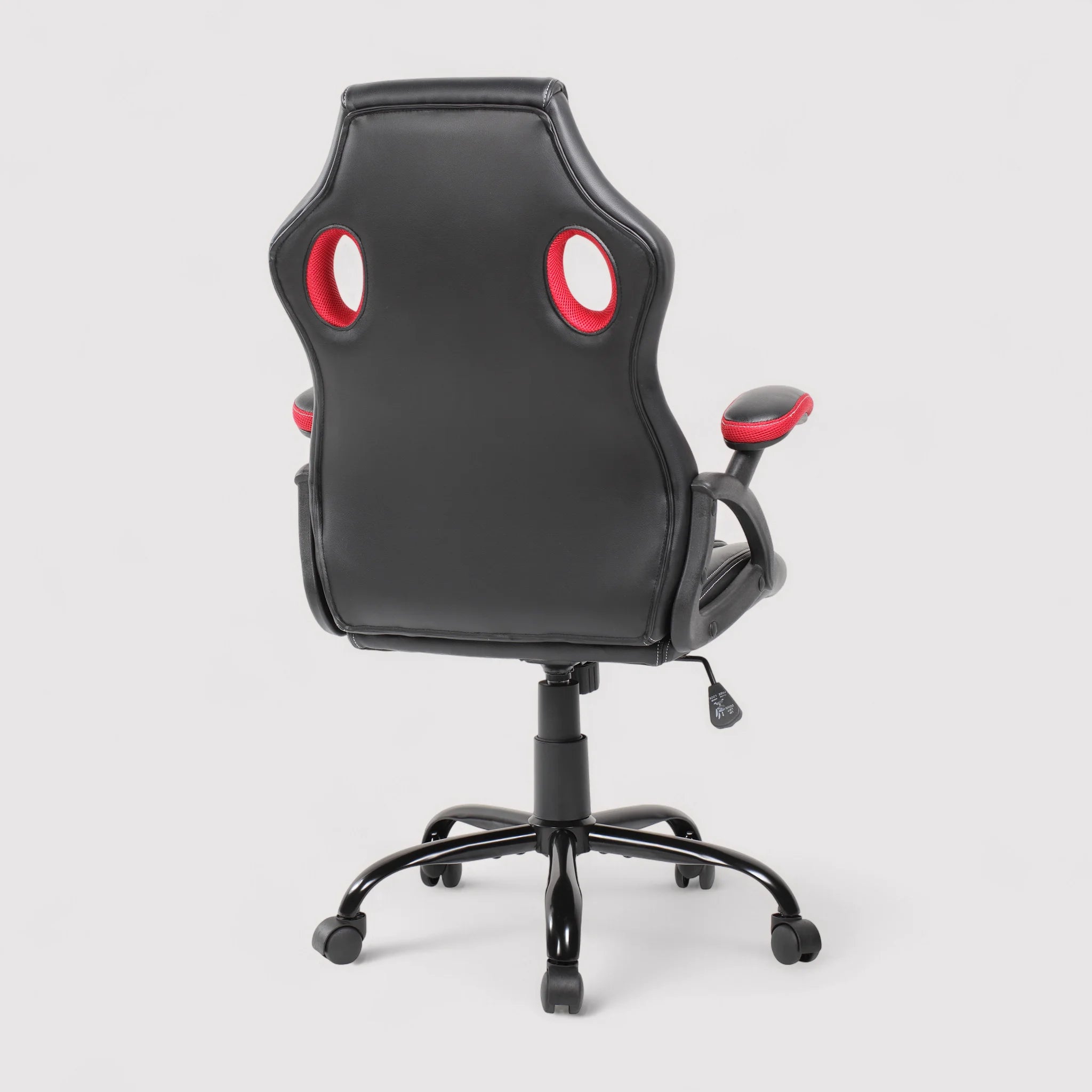 Leonotis - Poltrona da ufficio ergonomica rossa e nera