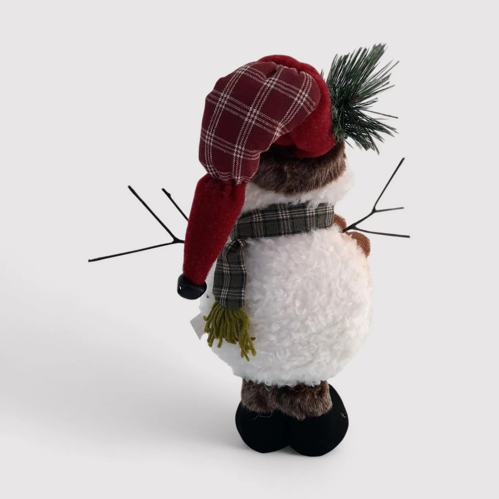 Pupazzo di neve decorativo per mensole o caminetto