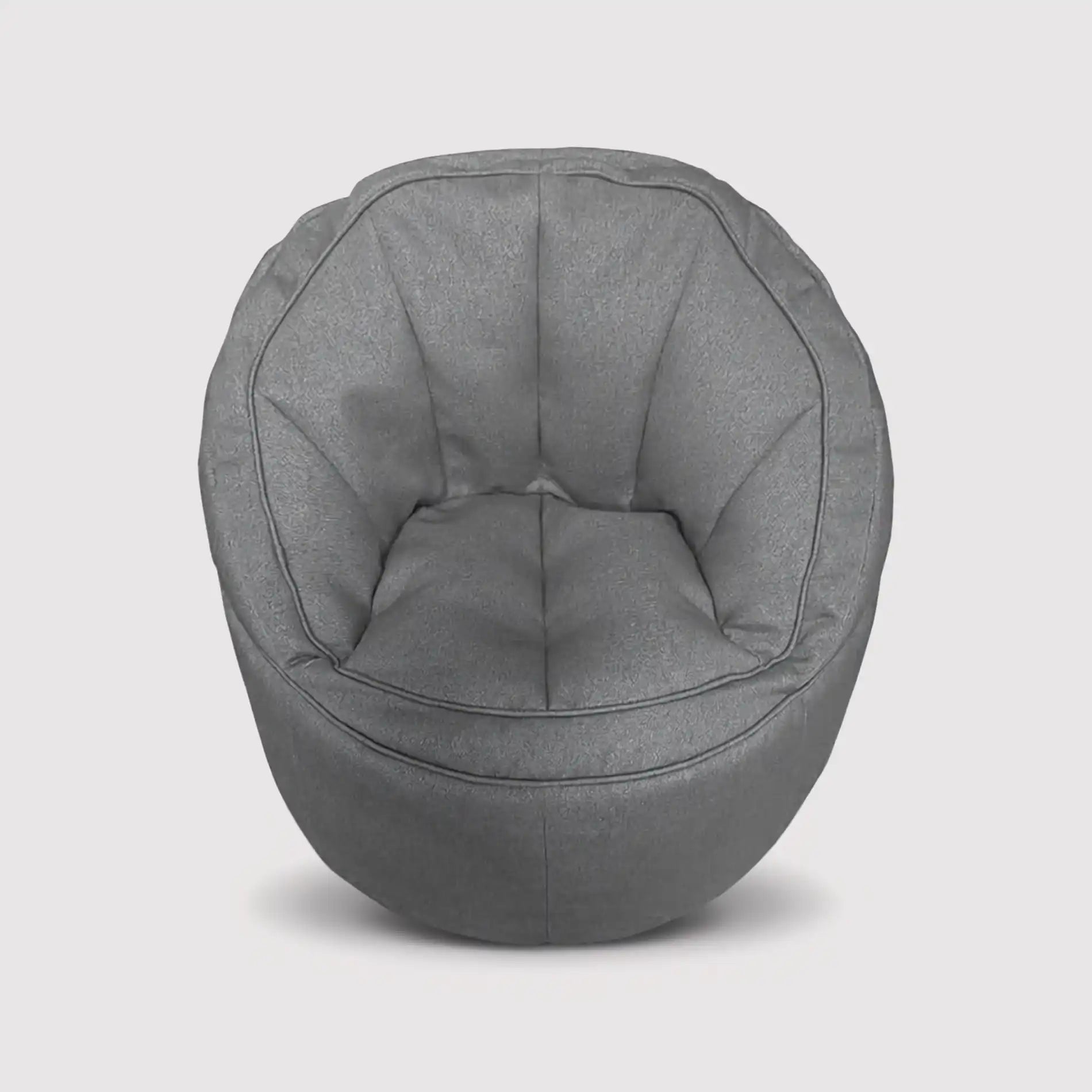 Tithonia - Fodera per poltroncina a sacco grigia da lettura o relax