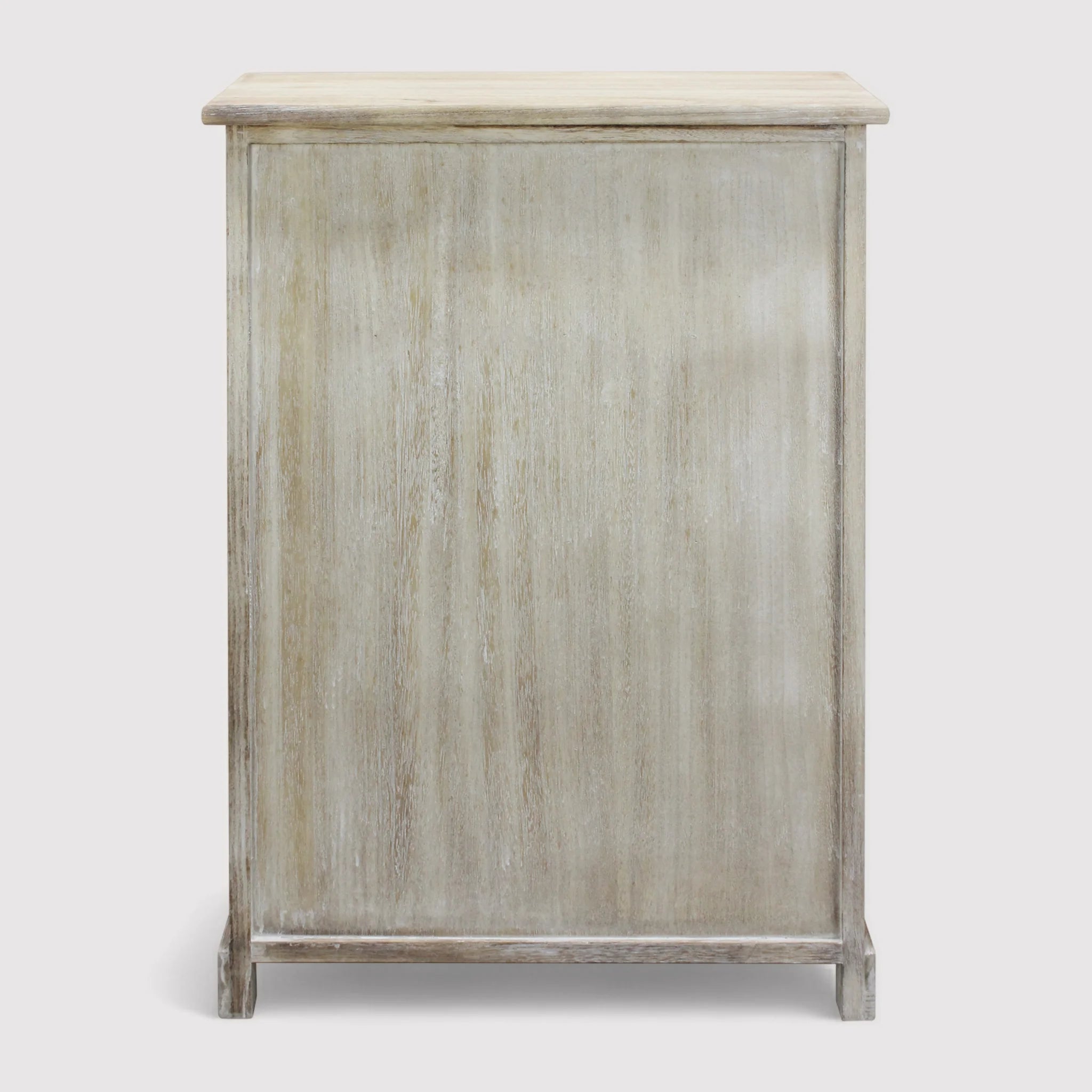 Mueble de madera con 8 cajones decorados