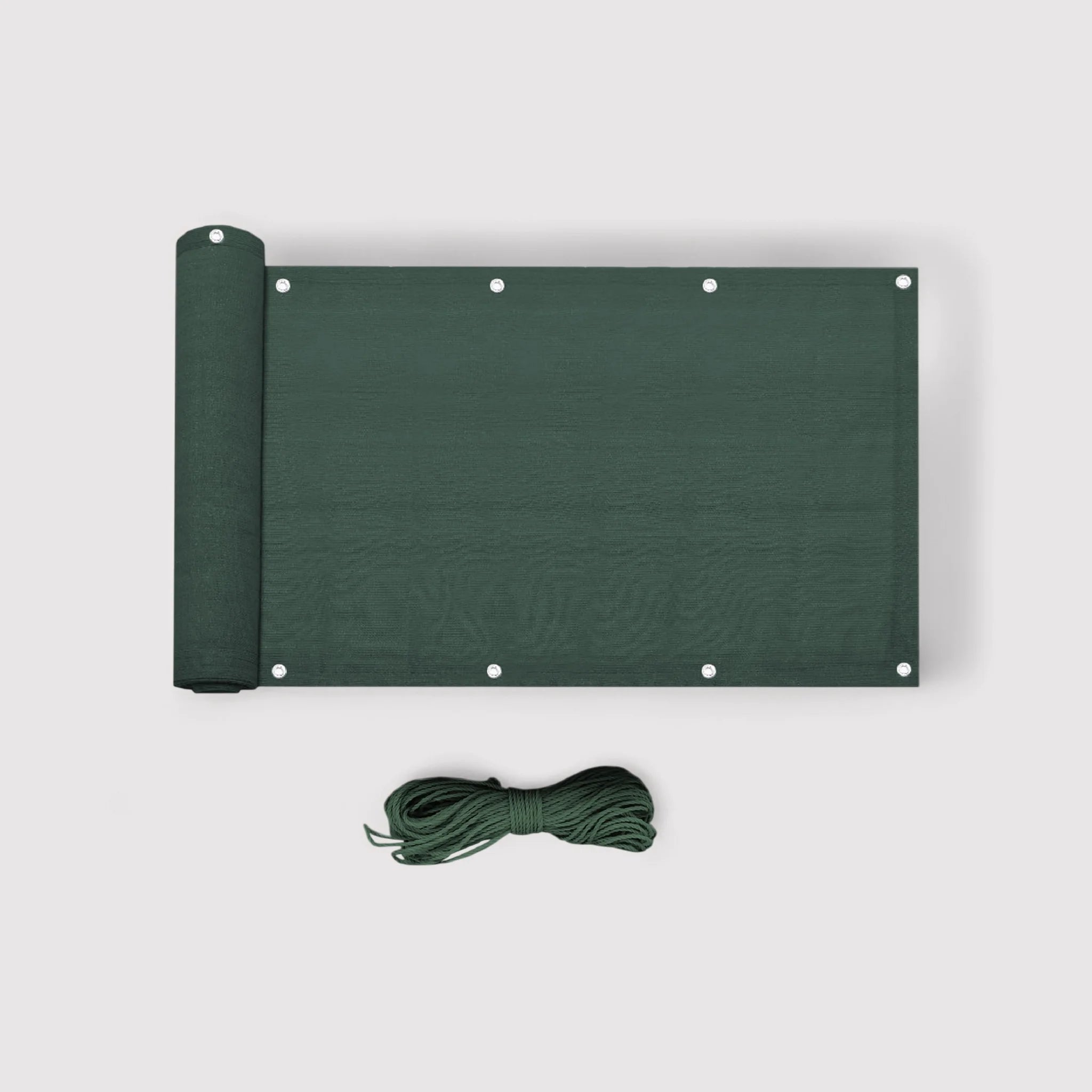 Maonia - Telo copri ringhiera per balcone verde 75x600 cm