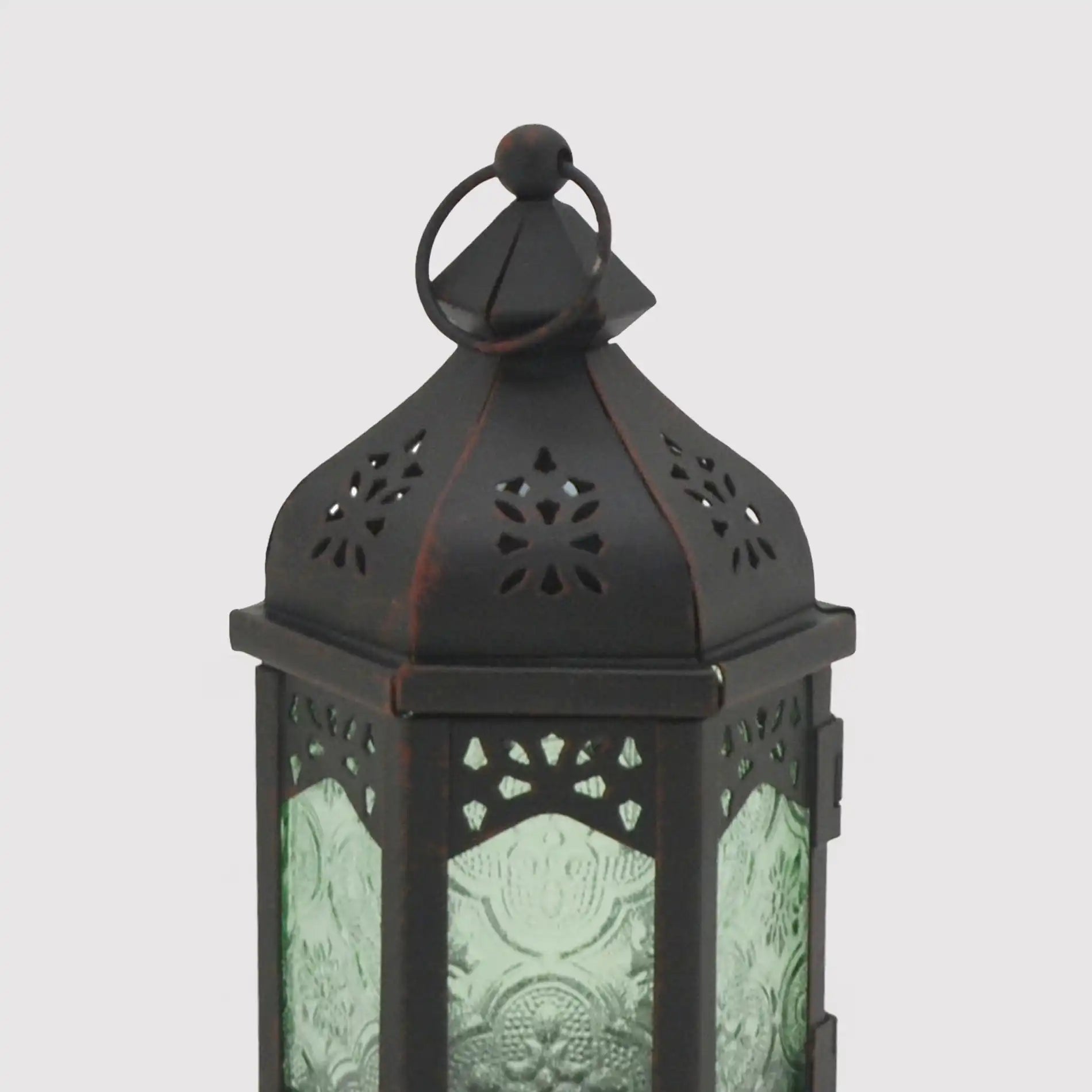 Lawsonia - Lanterna decorativa verde in stile marocchino