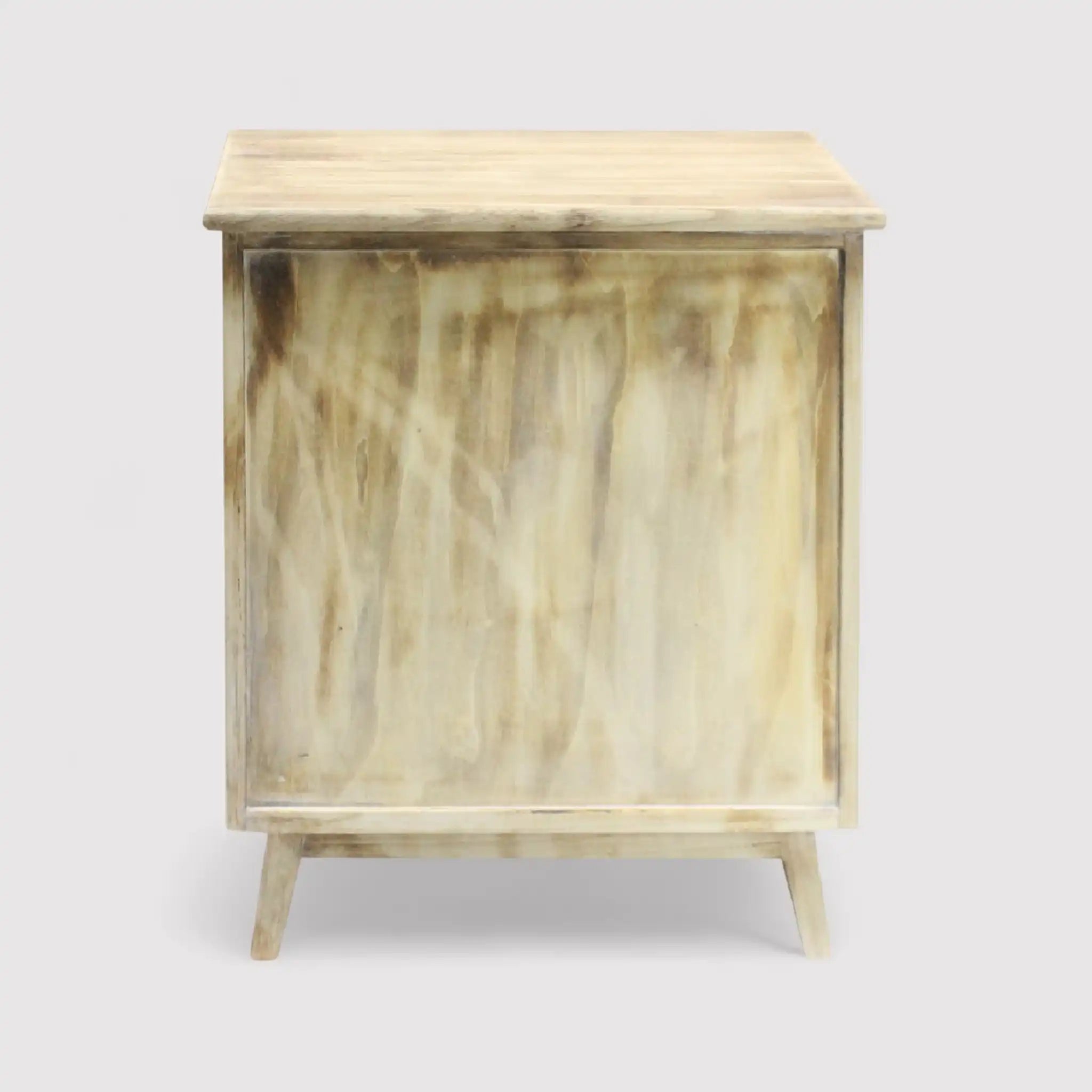 Feijoa - Mobile basso in stile boho chic con 4 cassetti